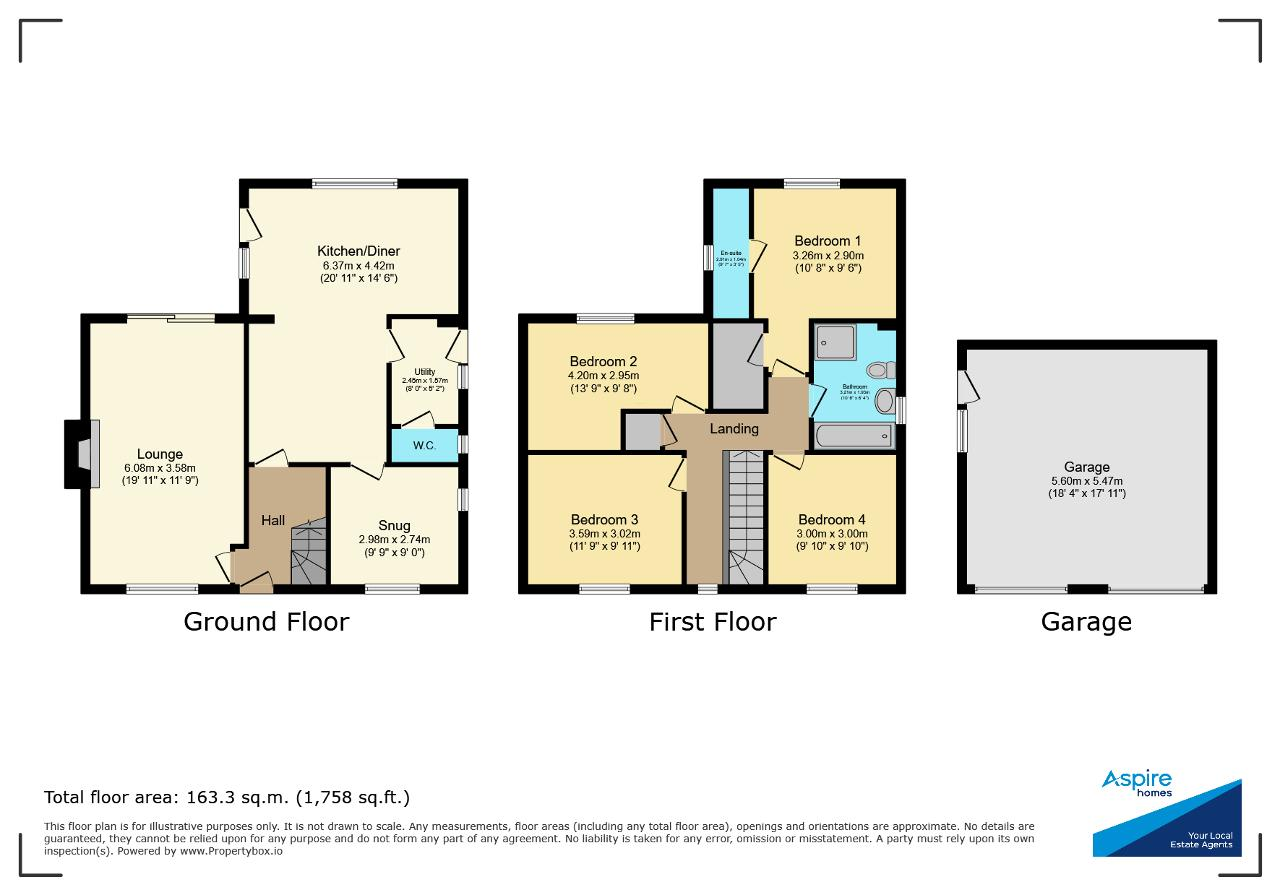 Shiralee, Middle Broad Drove, Wisbech floorplan