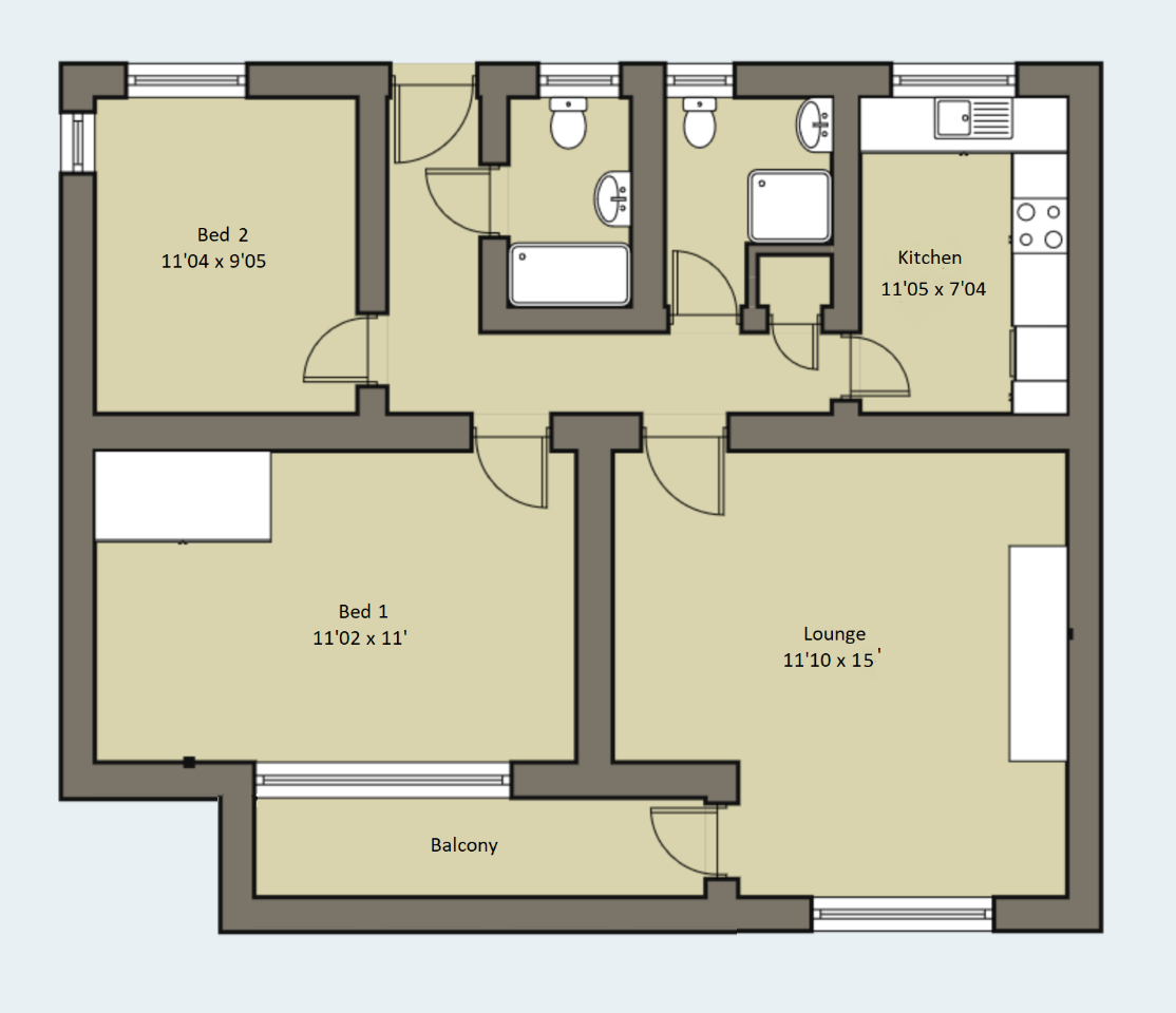 2 Bedrooms Flat for sale in Tennis Street, London SE1