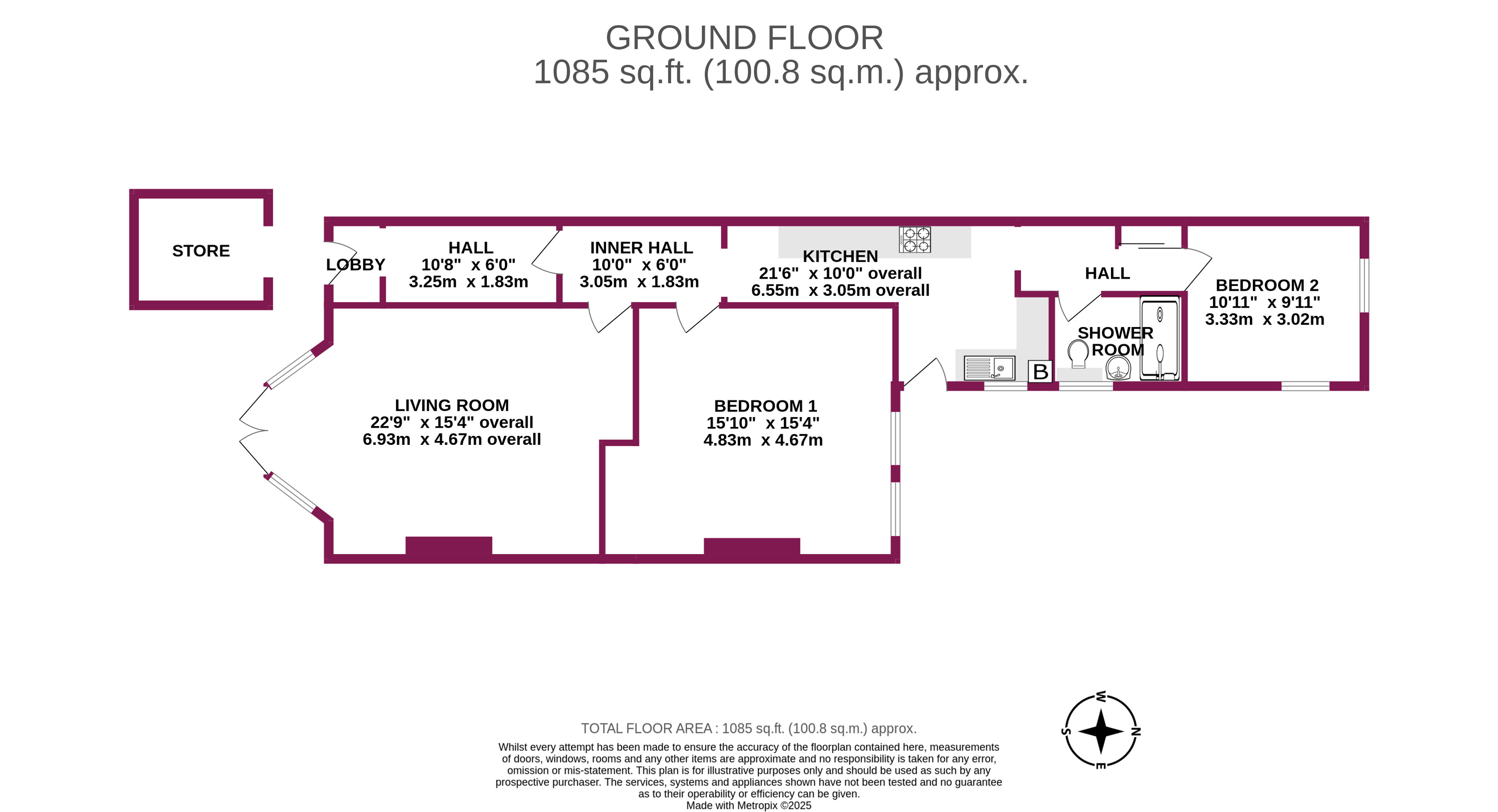 Flat 4,, Park Terrace, Bognor Regis, West Sussex floorplan