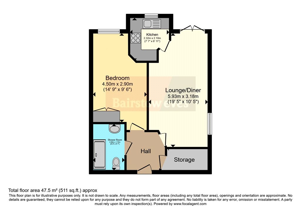 Apartment 11, Greenacres Lodge, 287, Limpsfield Road, Surrey floorplan