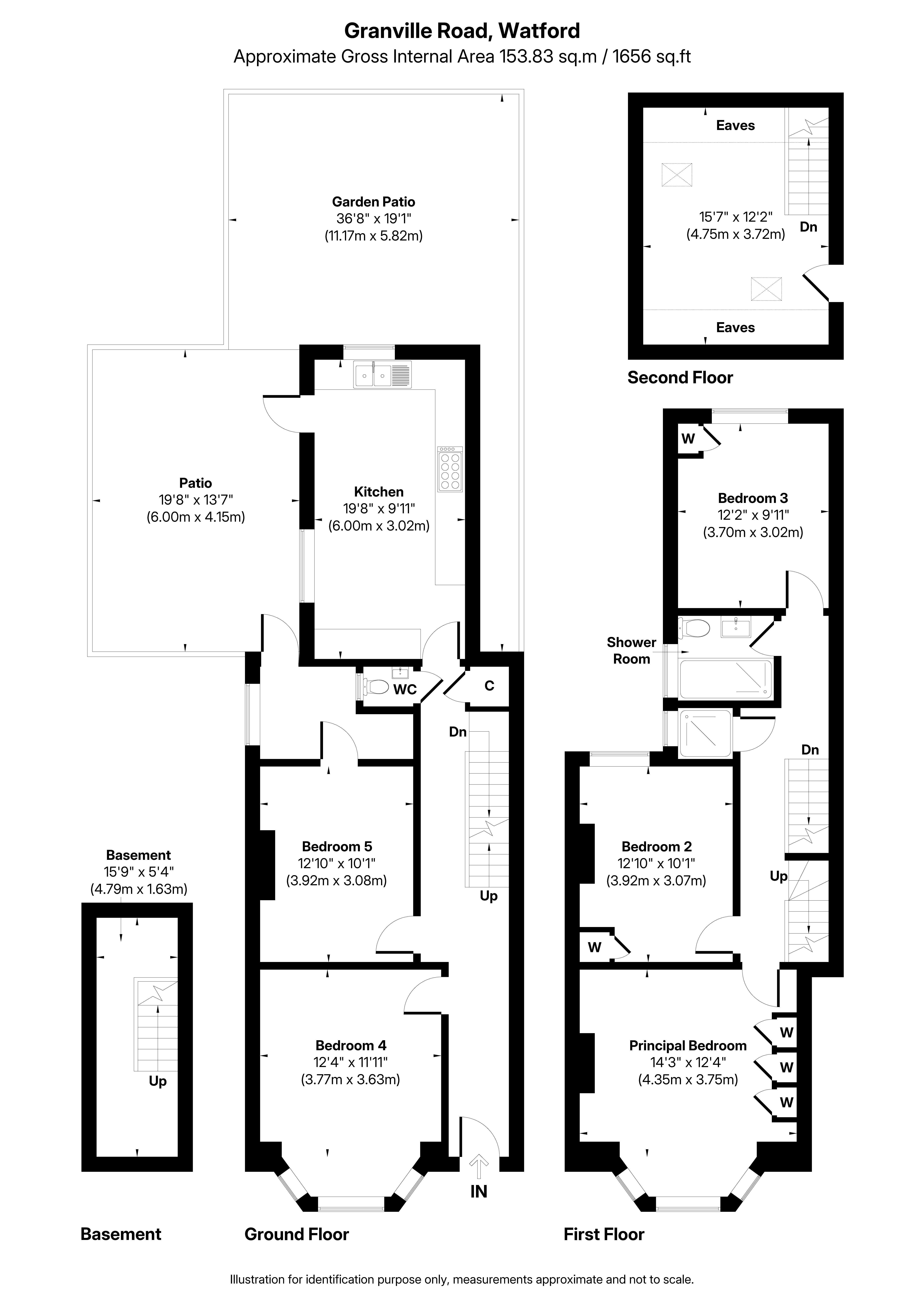 30, Granville Road, Hertfordshire floorplan