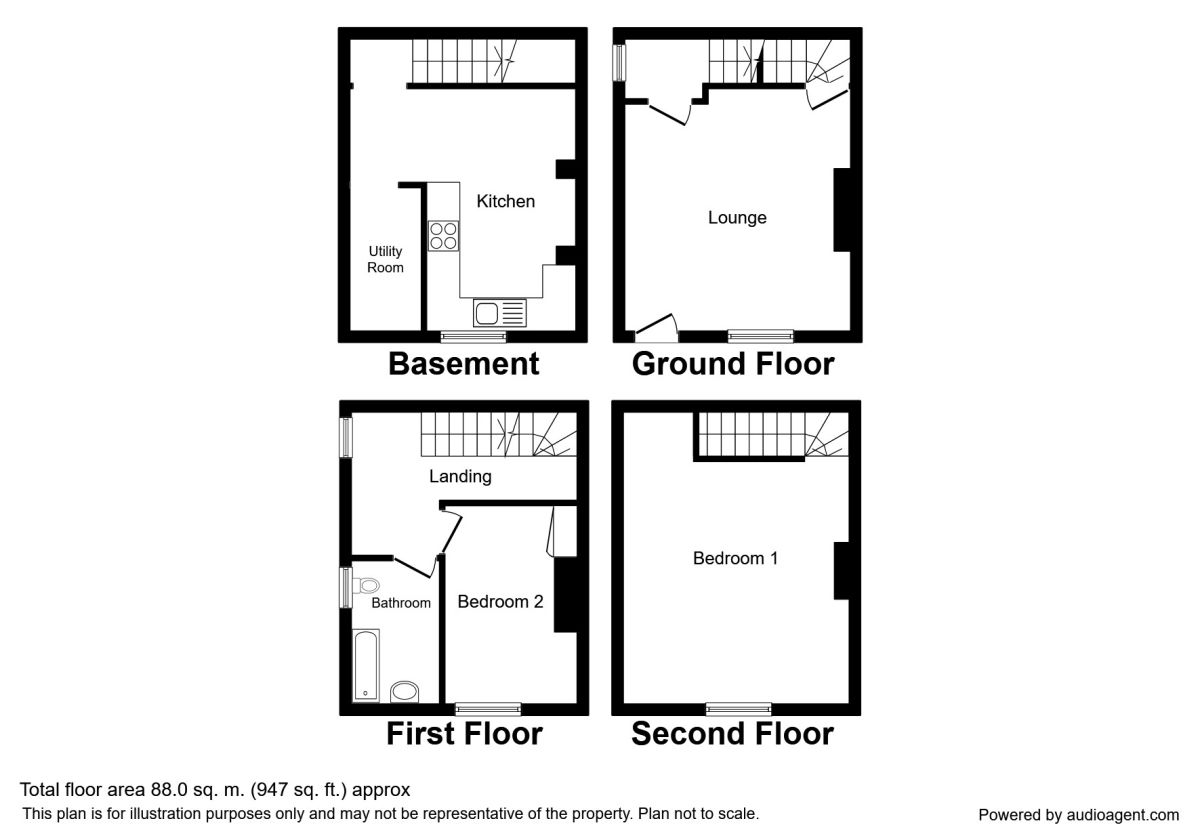 2 Bedrooms Terraced house for sale in Fell Lane, Keighley BD22