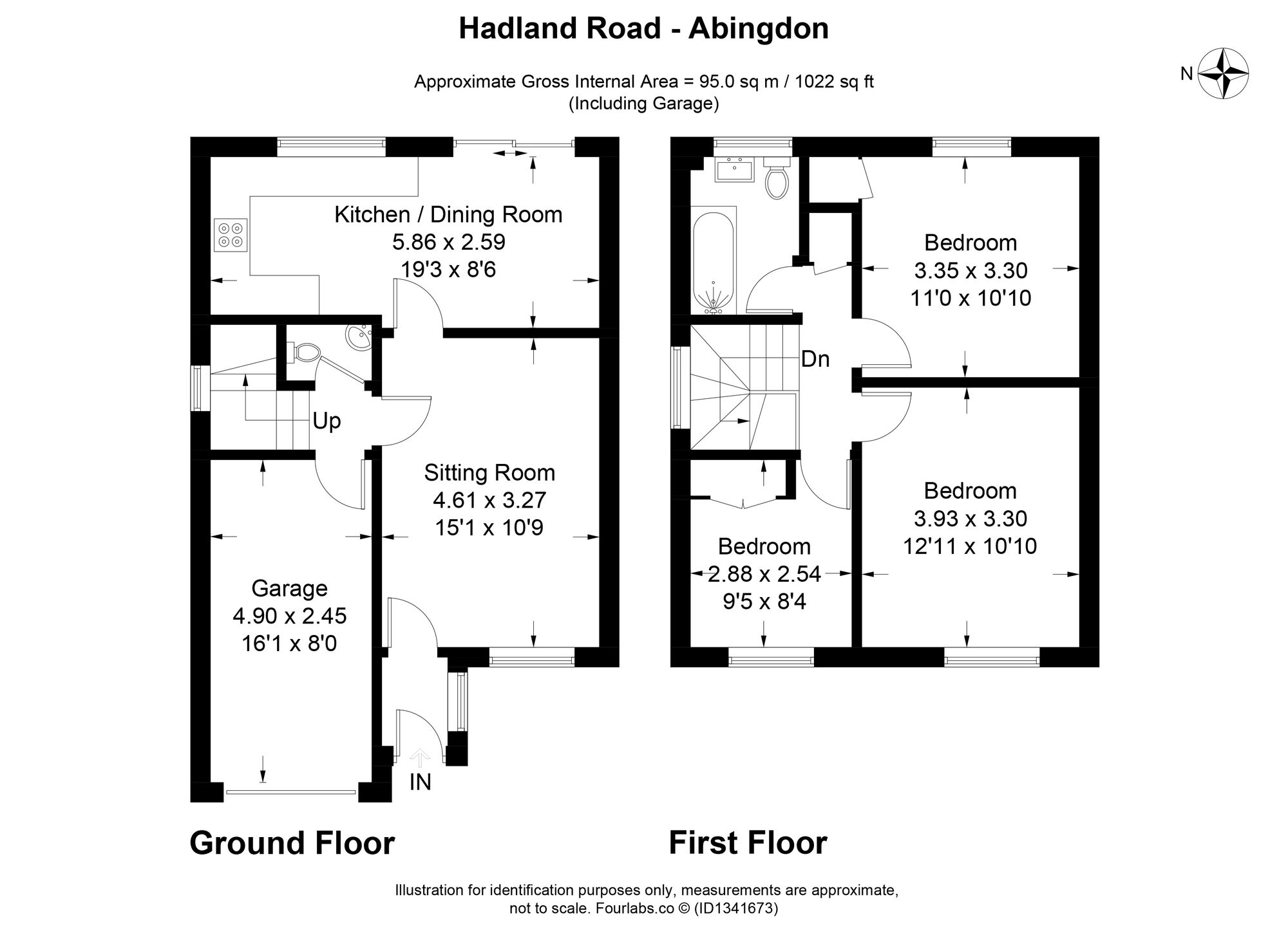 39 Hadland Road, Abingdon floorplan