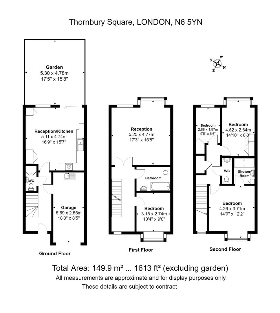 11, Thornbury Square, Highgate floorplan