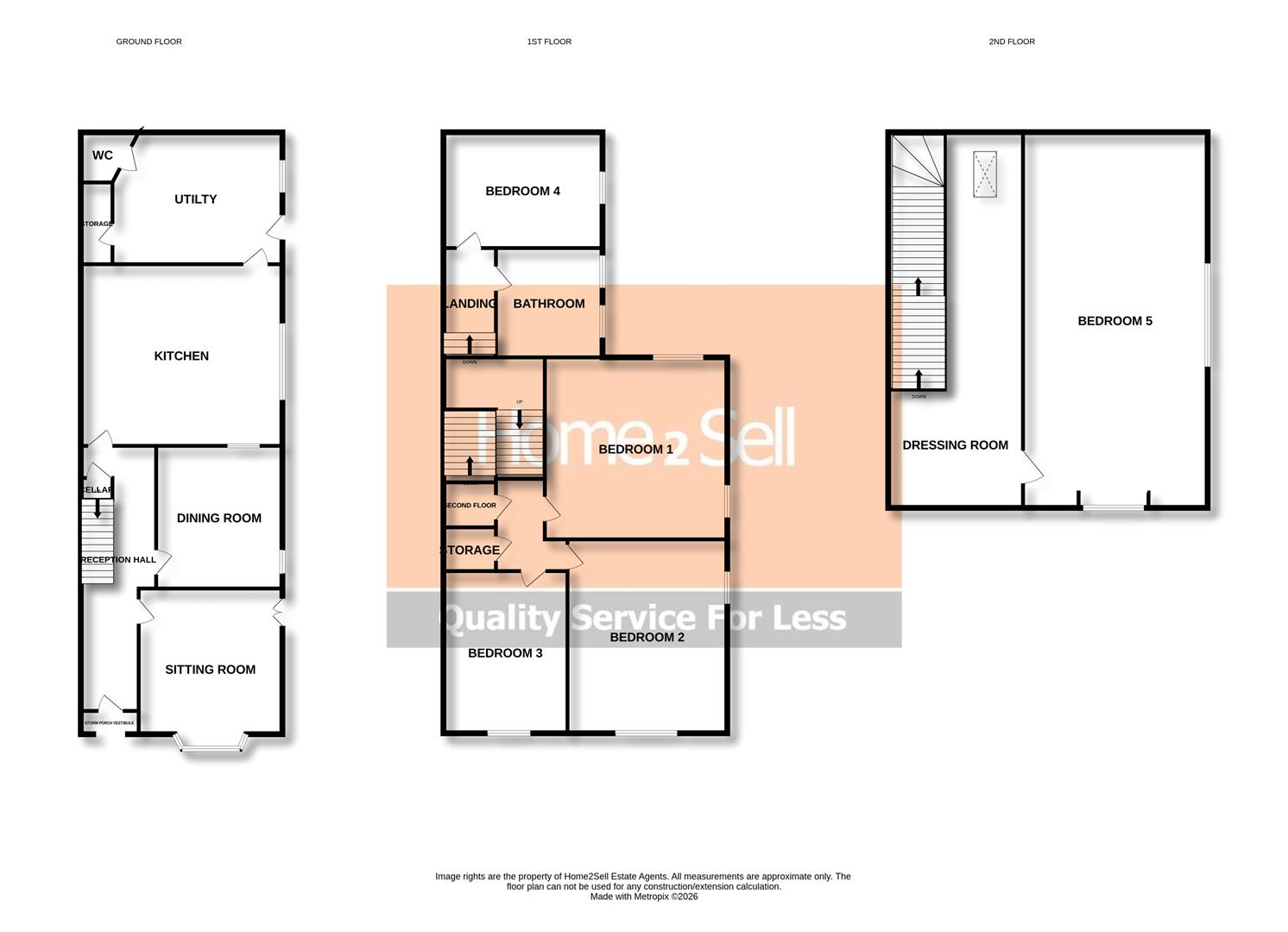 26, Albert Street, Belper floorplan