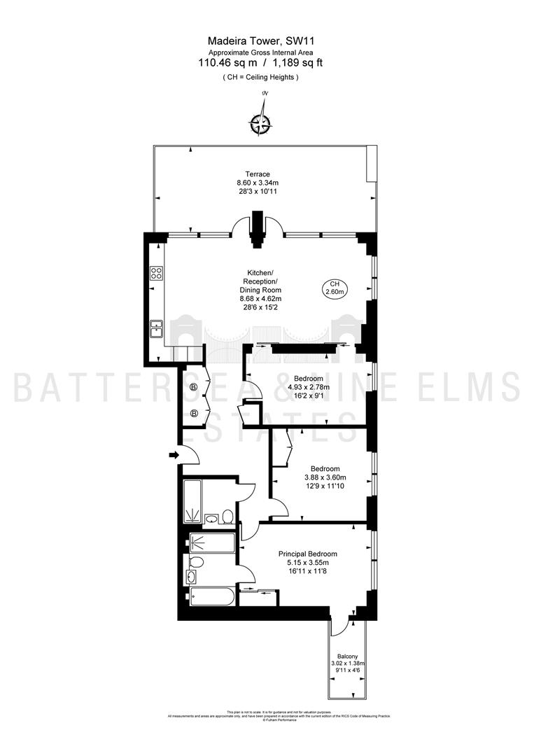Madeira Tower, The Residence floorplan