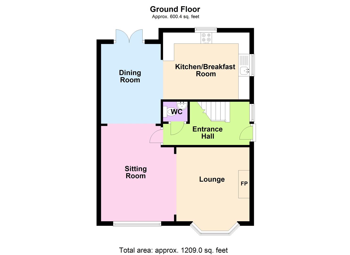 4 Bedrooms Semi-detached house for sale in Vicarage Walk, Stockton Heath, Warrington WA4