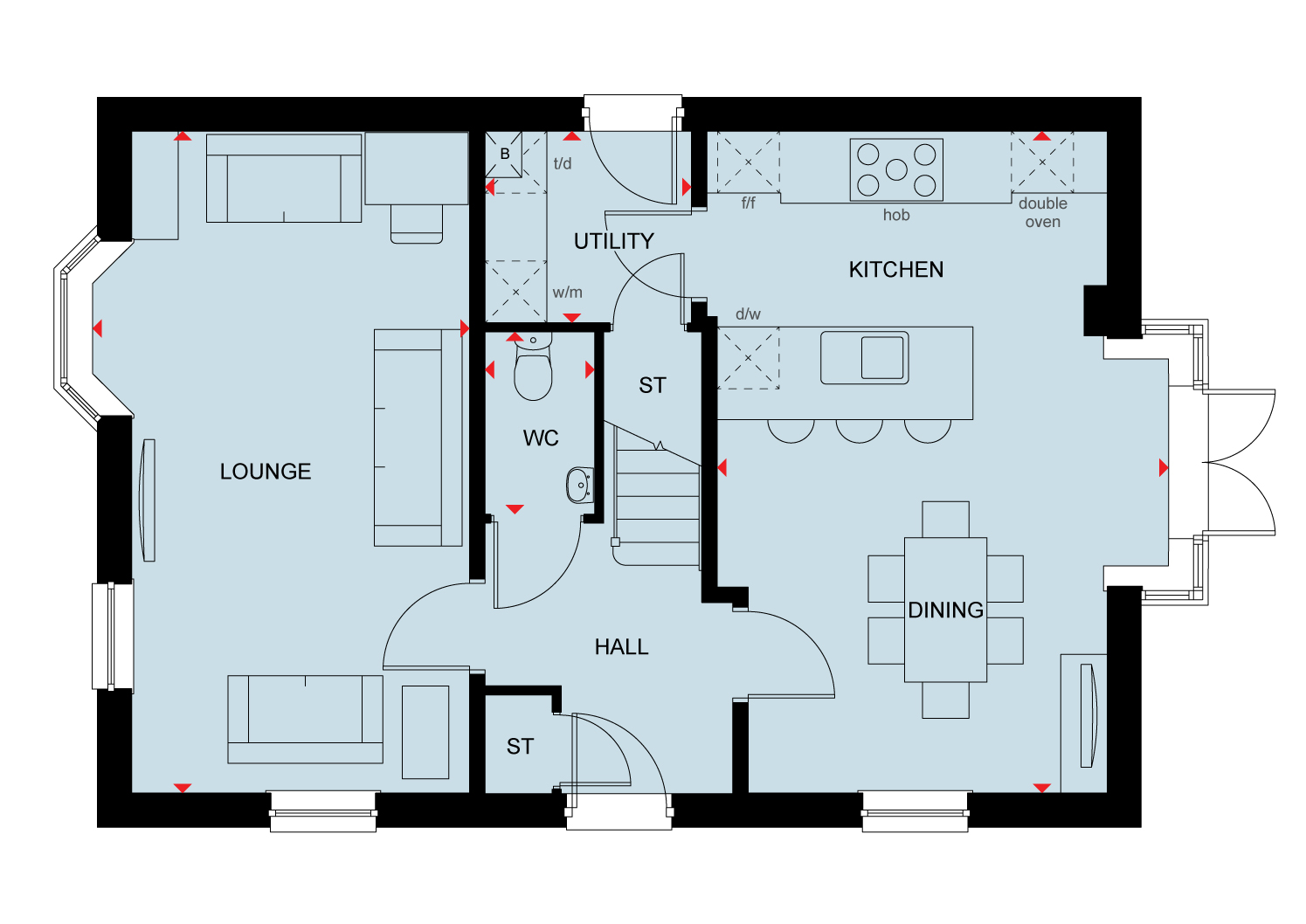 H888585, Eastbourne Road, Uckfield floorplan