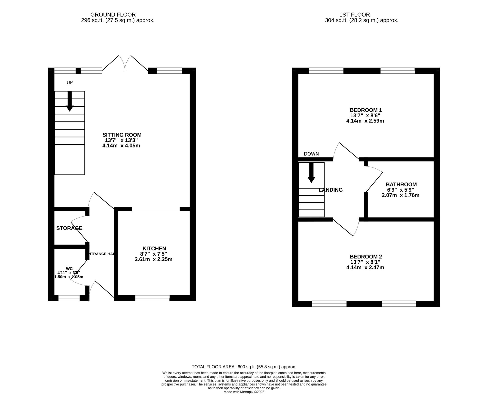 28 Bridgefield Close, Manchester floorplan