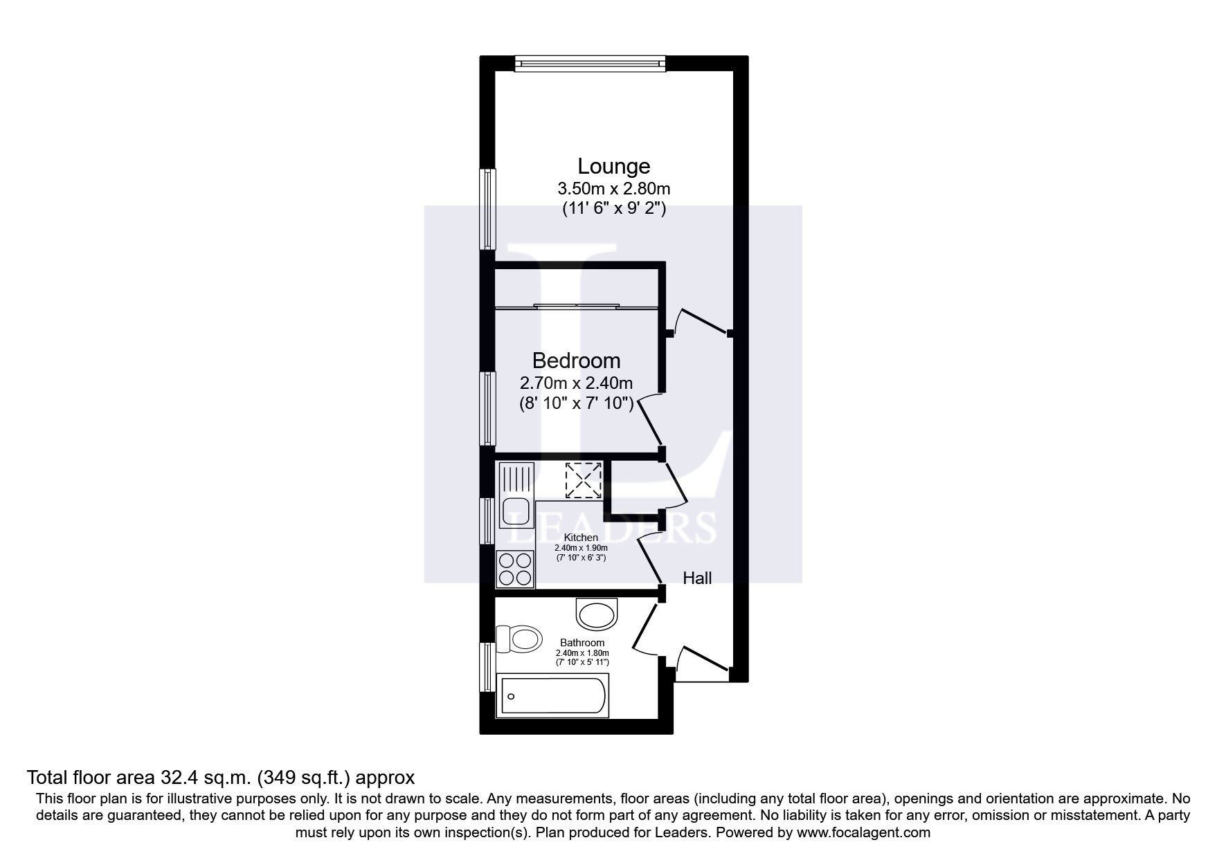 Flat 4 22 Landguard Road, Southampton, Southampton floorplan