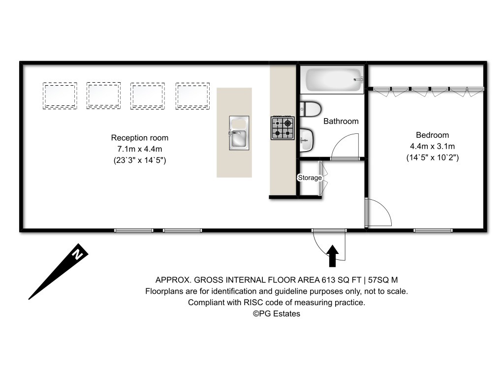 1 Bedrooms Flat to rent in Cloudesley Street, Angel, London N1