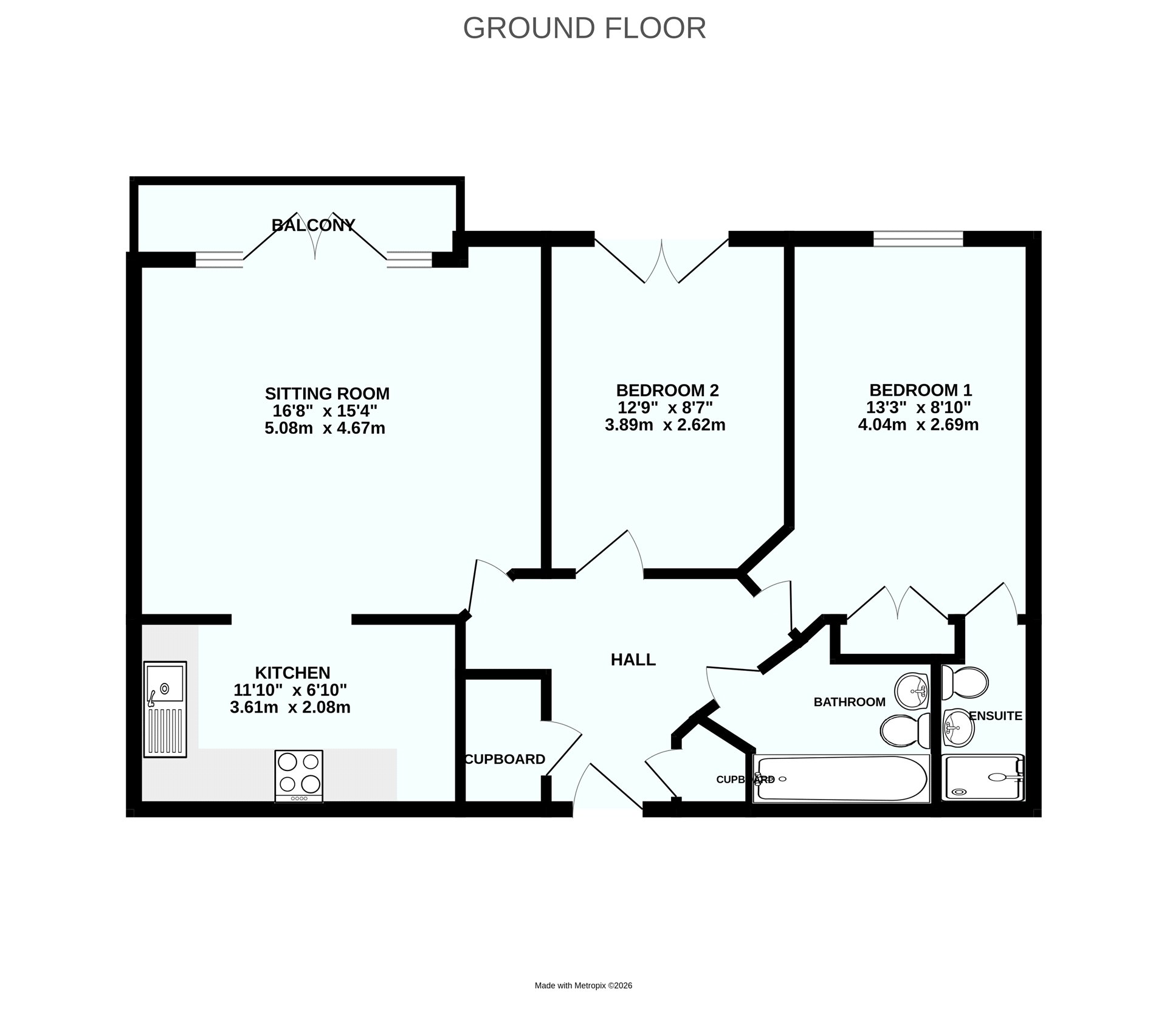 60 Constantine House,, New North Road, Devon floorplan