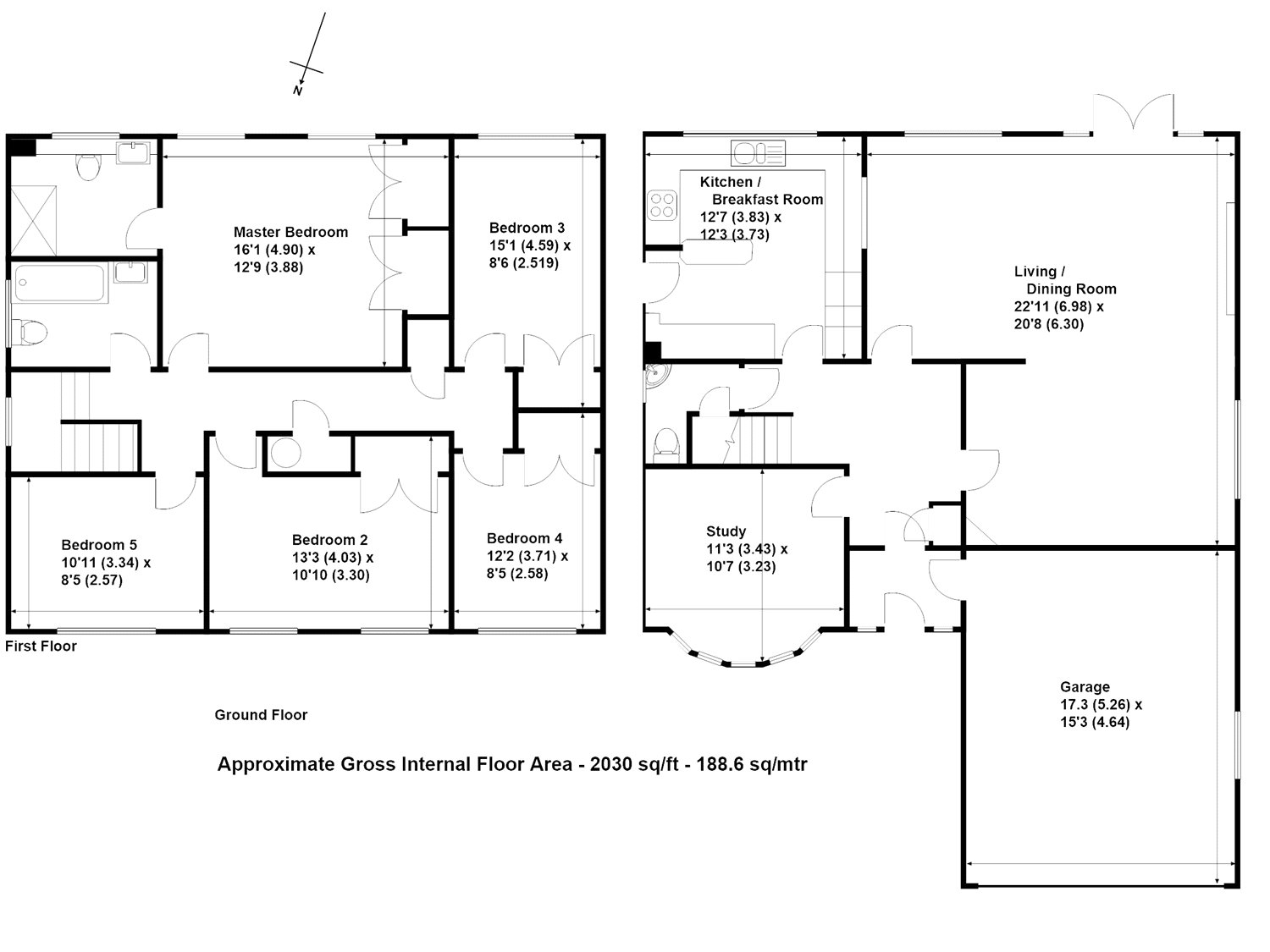 5 Bedrooms Detached house for sale in Woodham, Surrey GU21