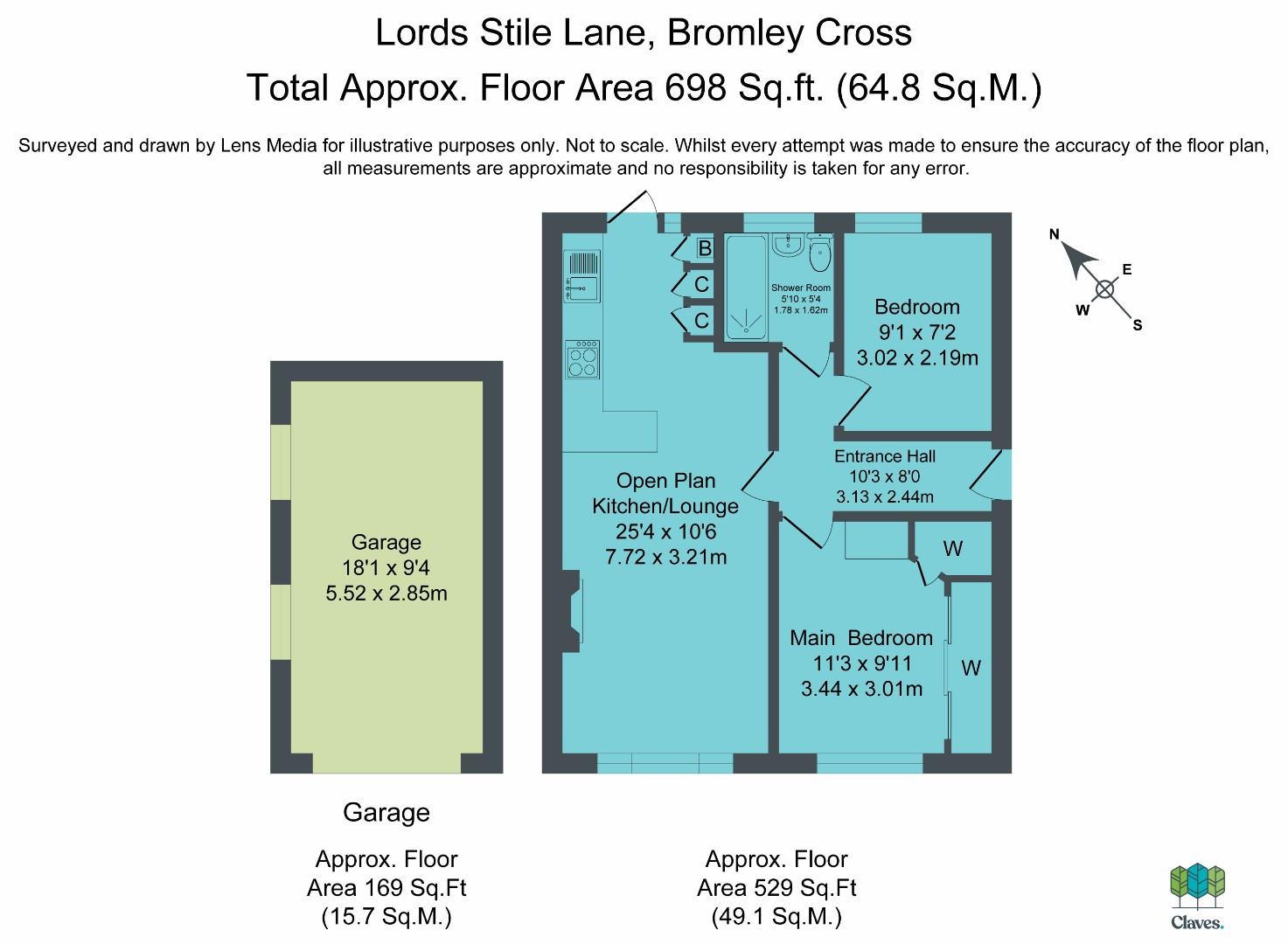 96, Lords Stile Lane, Bolton floorplan