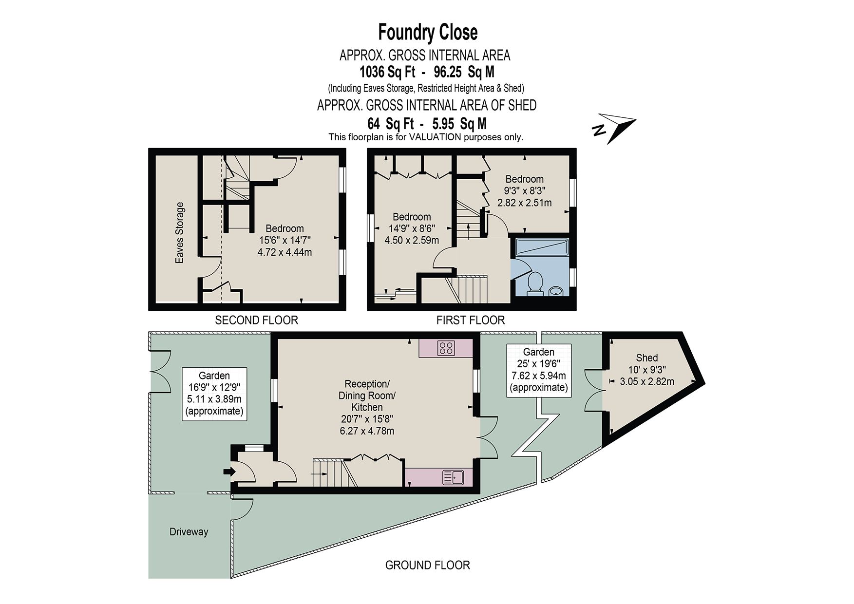 Foundry Close, London floorplan