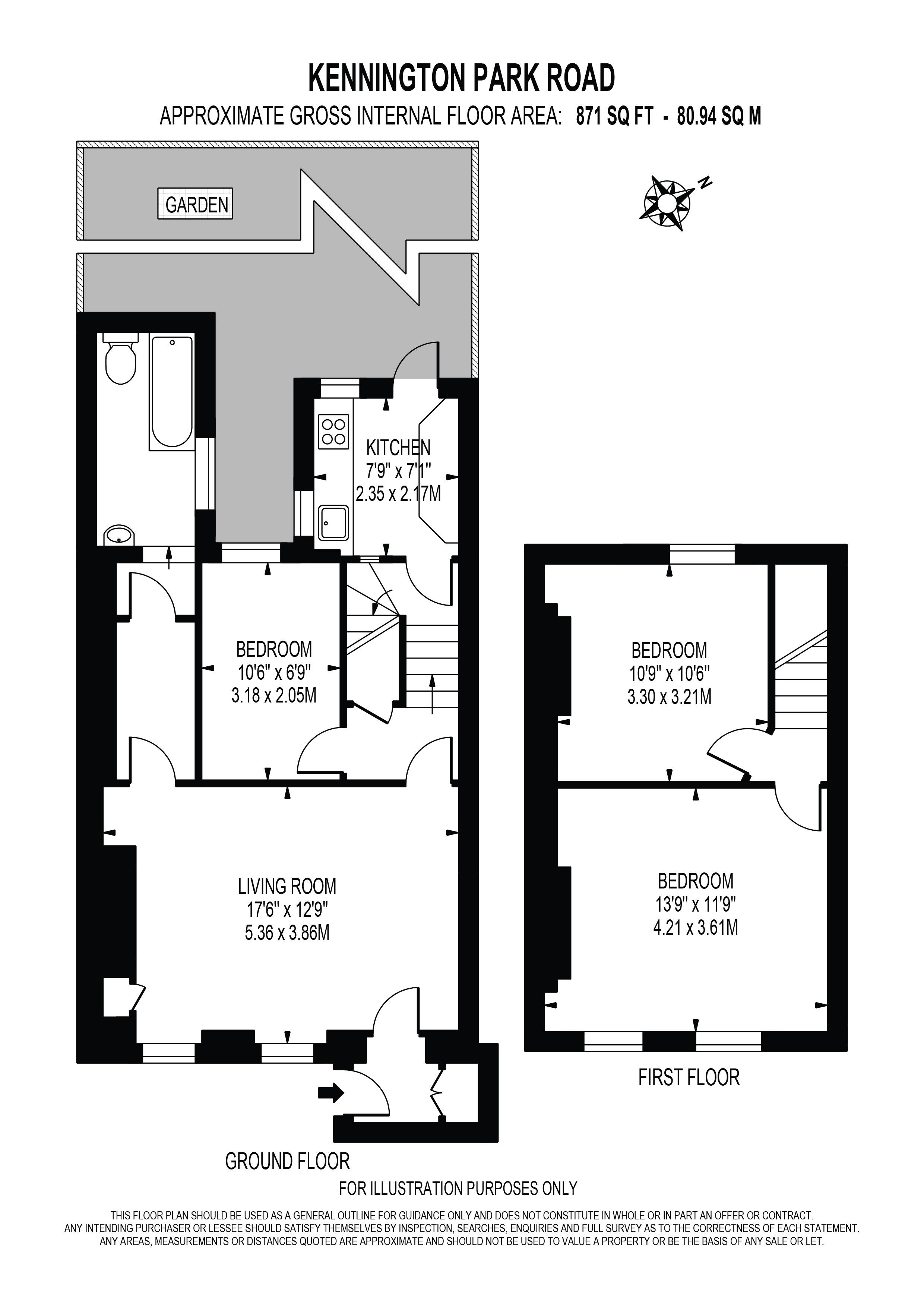 3 Bedrooms Flat to rent in Kennington Park Road, London SE11