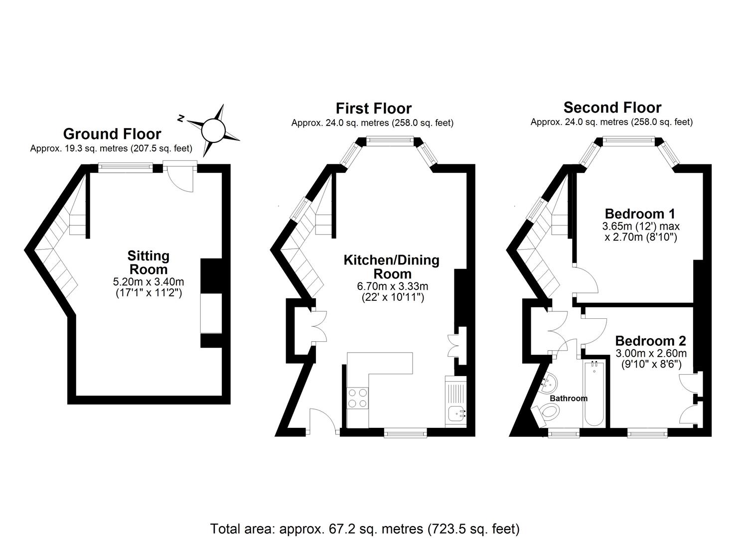 37 Above Town, Above Town, Dartmouth floorplan