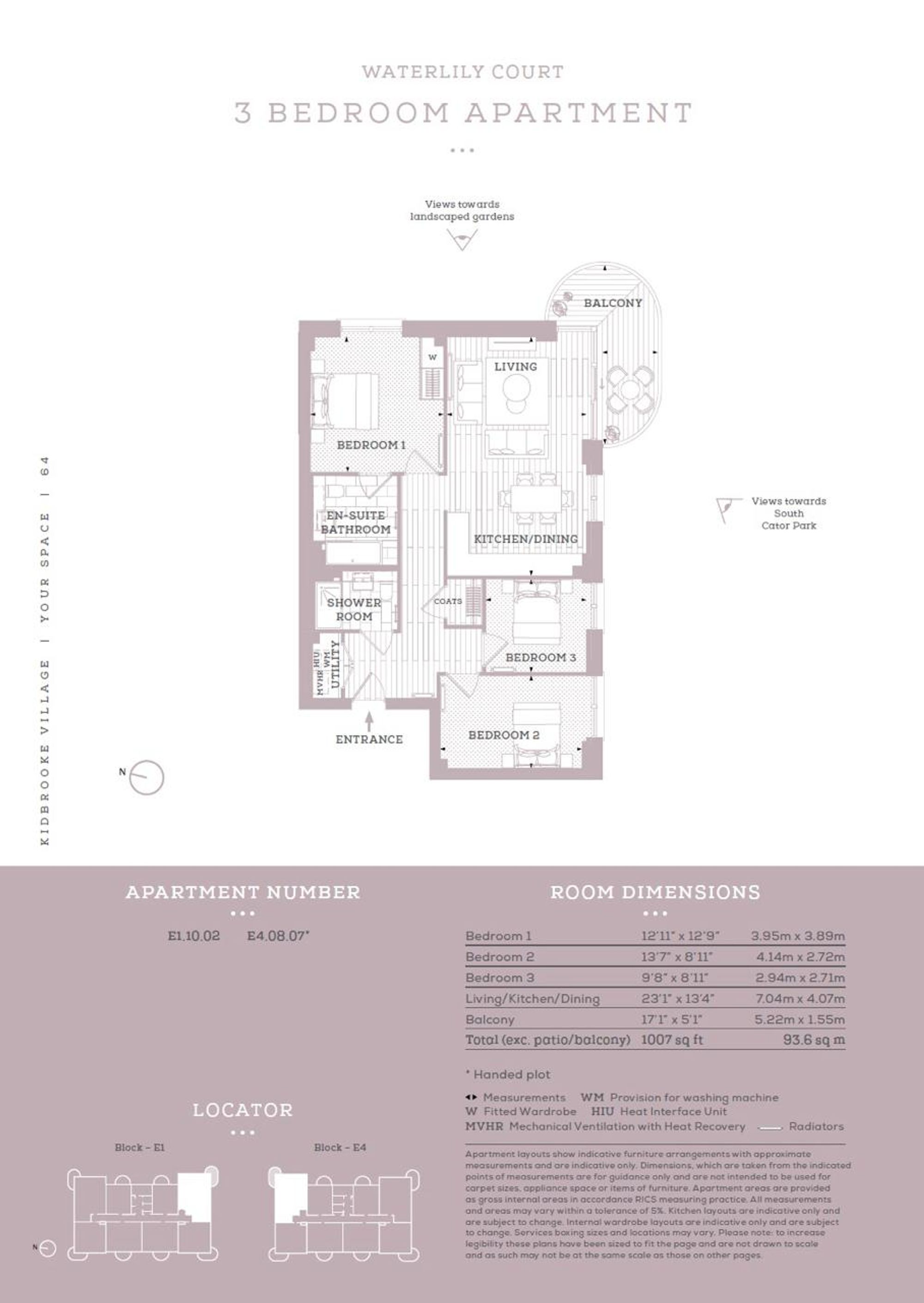 Flat 1102, Cairncross House, London floorplan