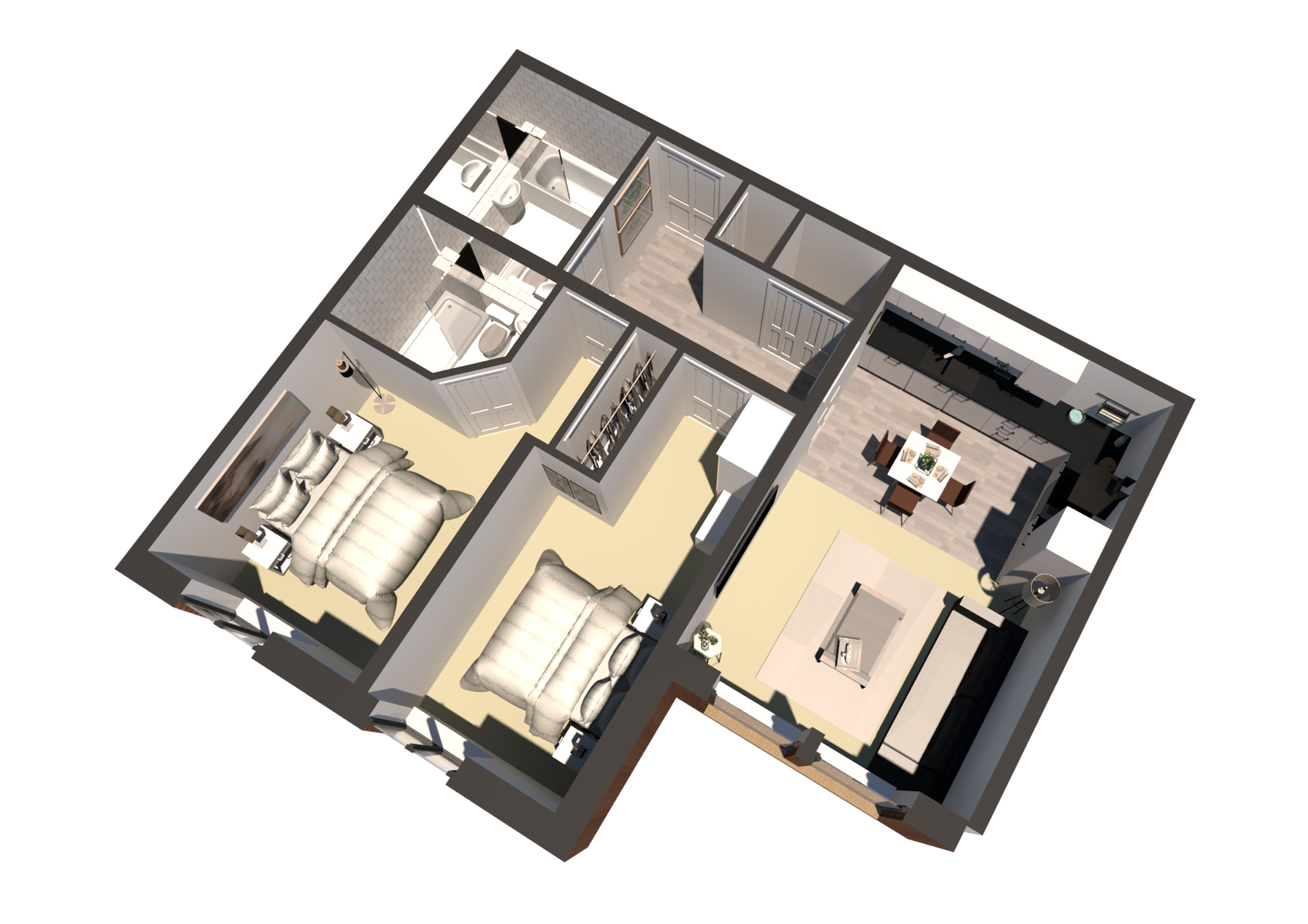 2 Bedrooms Flat for sale in Bishopbriggs Apartments, Block C, Bishopbriggs, East Dunbartonshire G64