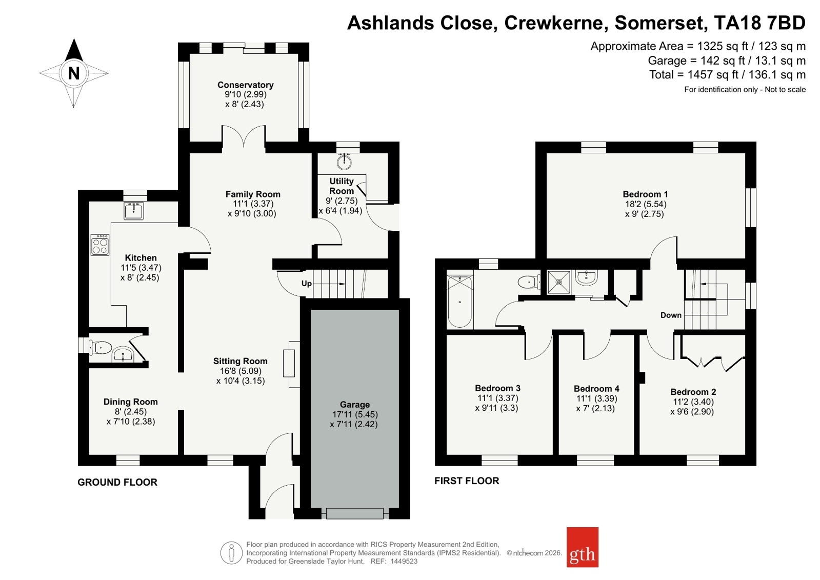 17, Ashlands Close, Somerset floorplan