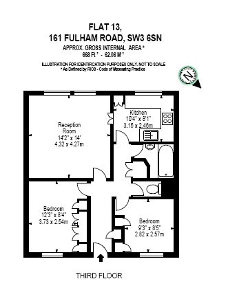 2 Bedrooms Flat to rent in Fulham Road, London SW3