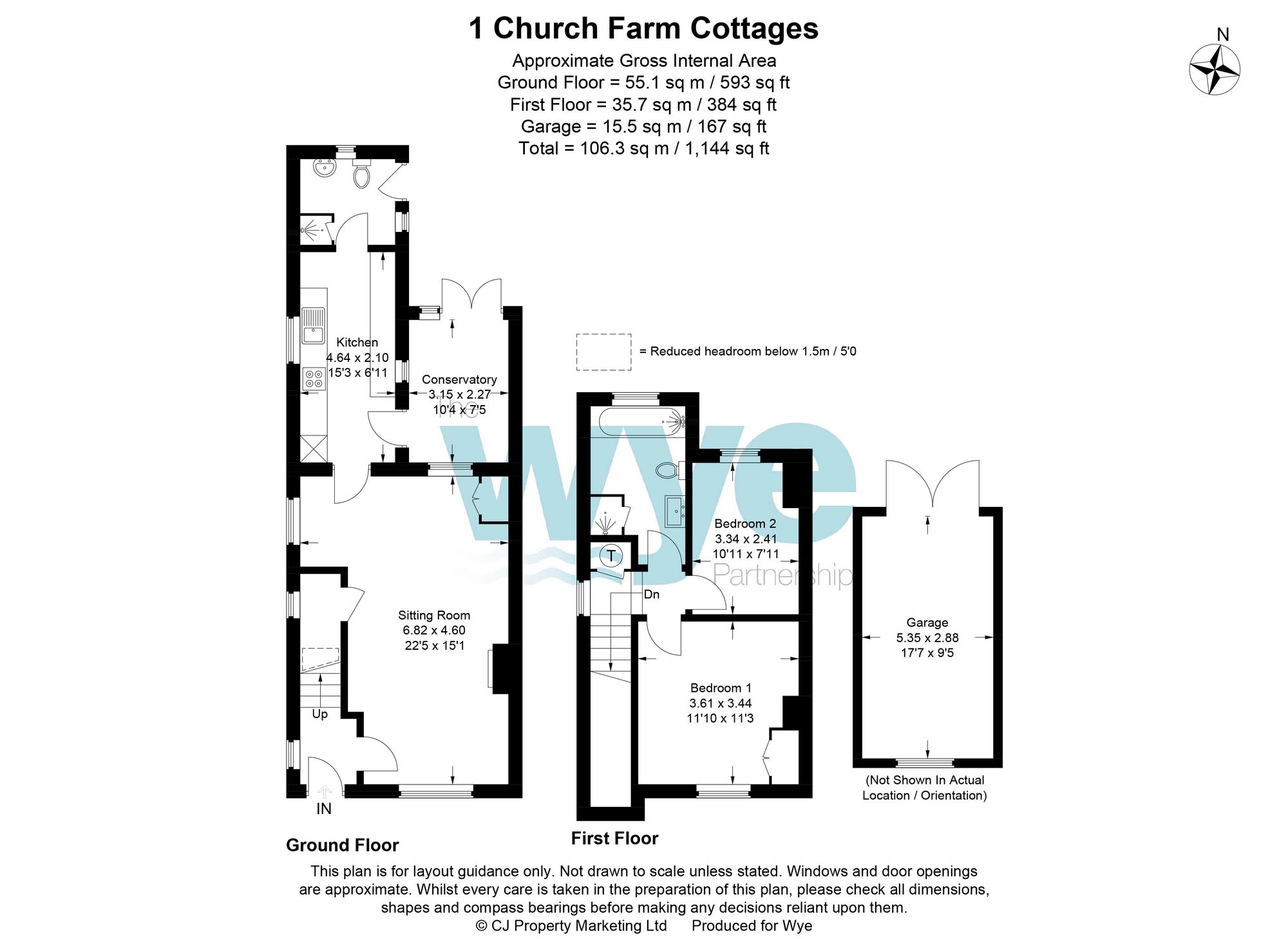 1 Church Farm Cottages, Great Missenden floorplan