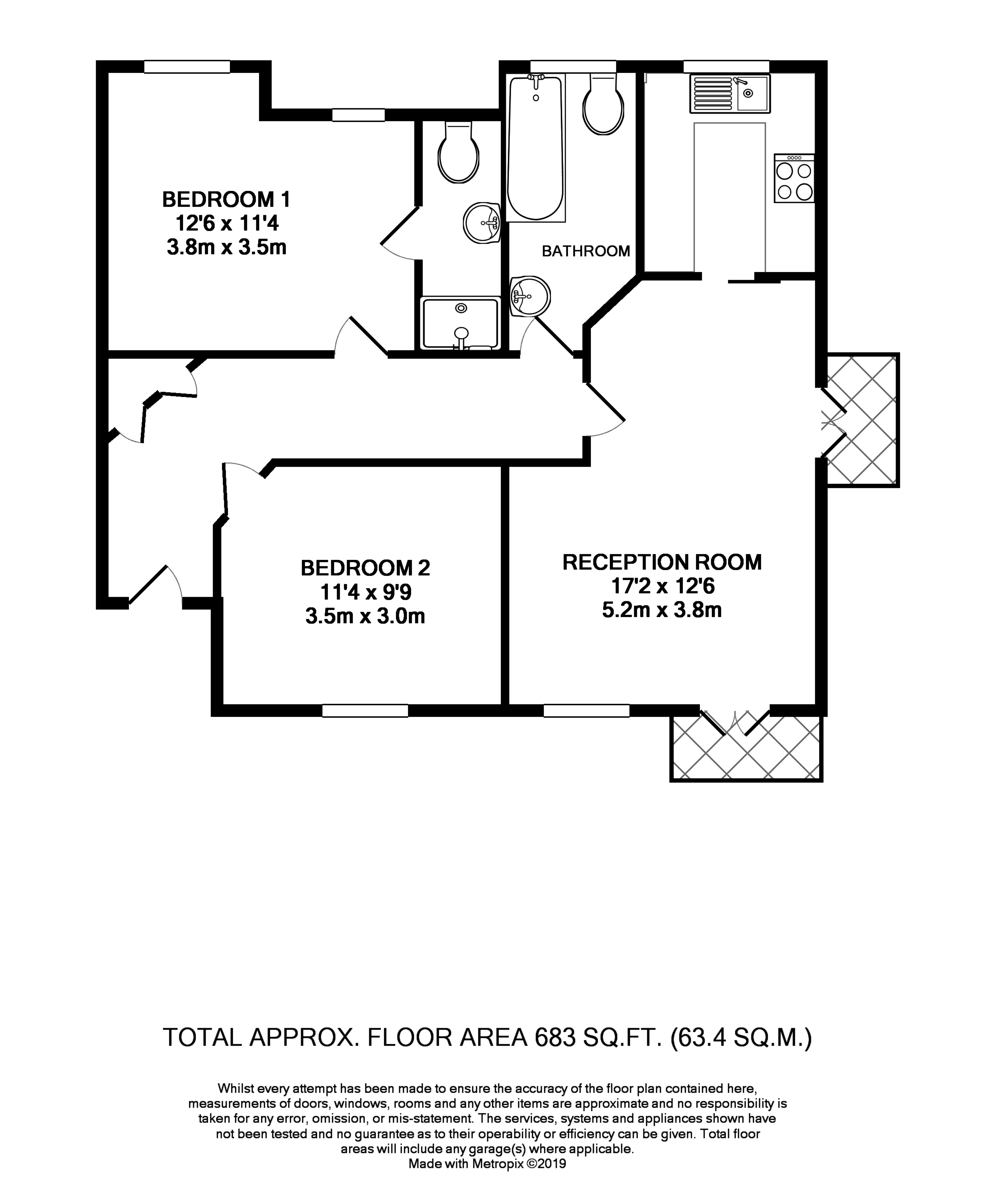 2 Bedrooms Flat to rent in Pumphouse Crescent, Watford WD17