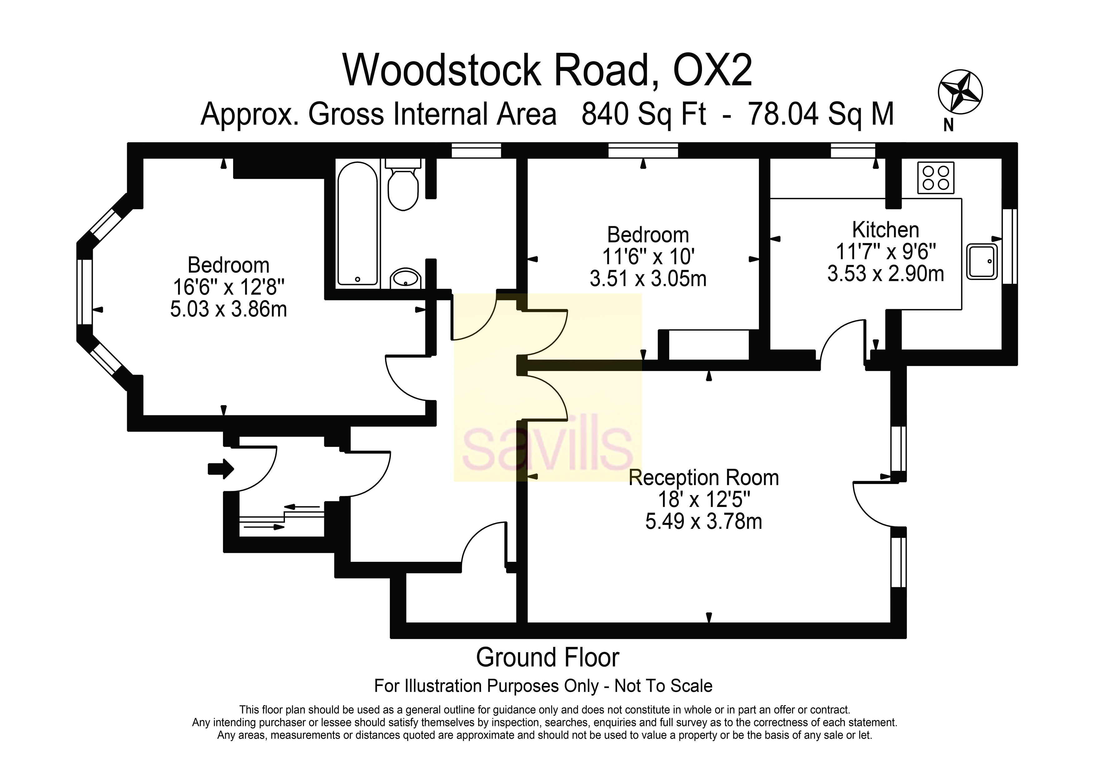 295A,, Woodstock Road, Oxfordshire floorplan