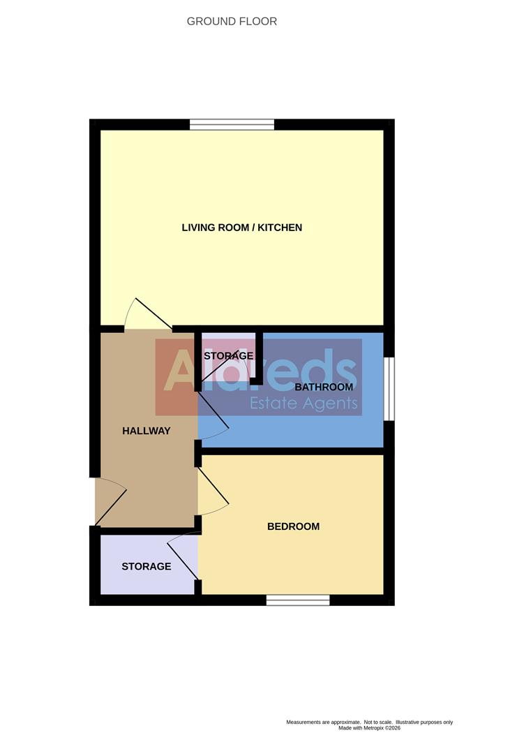 Flat 3, 273, Kirkley Court, Lowestoft floorplan