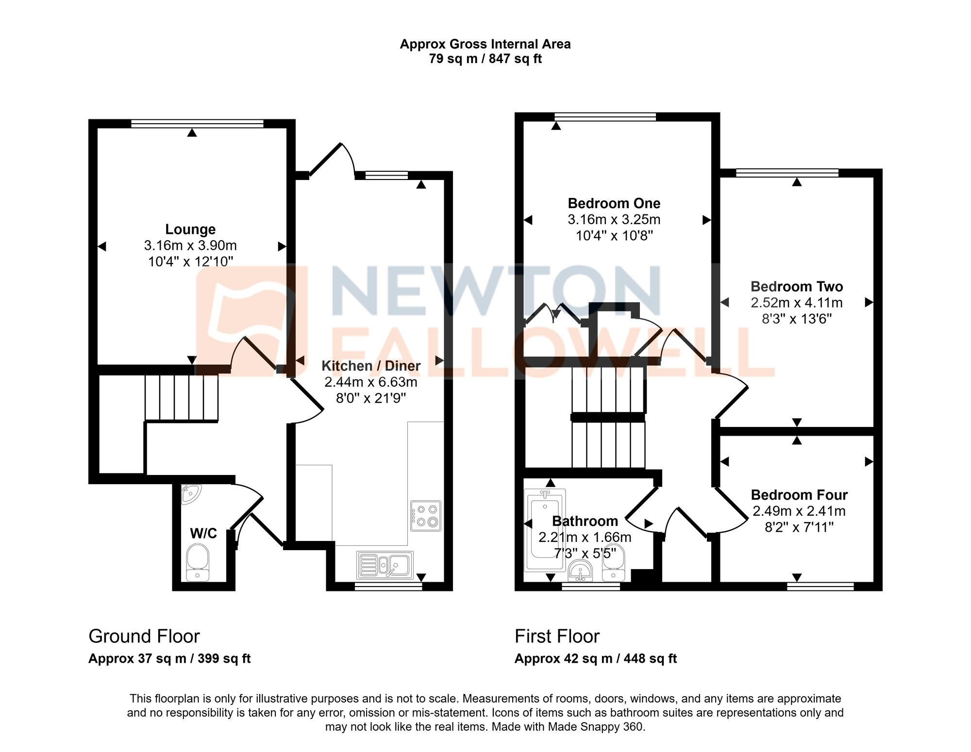 34 Coachwell Close, Telford floorplan