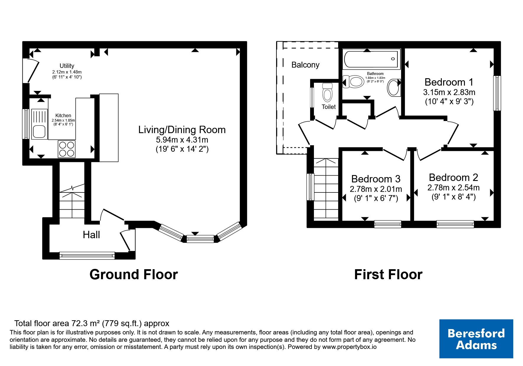 Belmont Cottage,, Maes Gwydryn, Abersoch floorplan