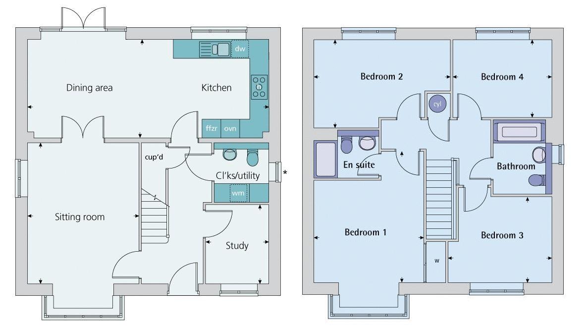 4 Bedrooms Detached house for sale in Newbolt Walk, St Georges Parkway, Stafford ST16