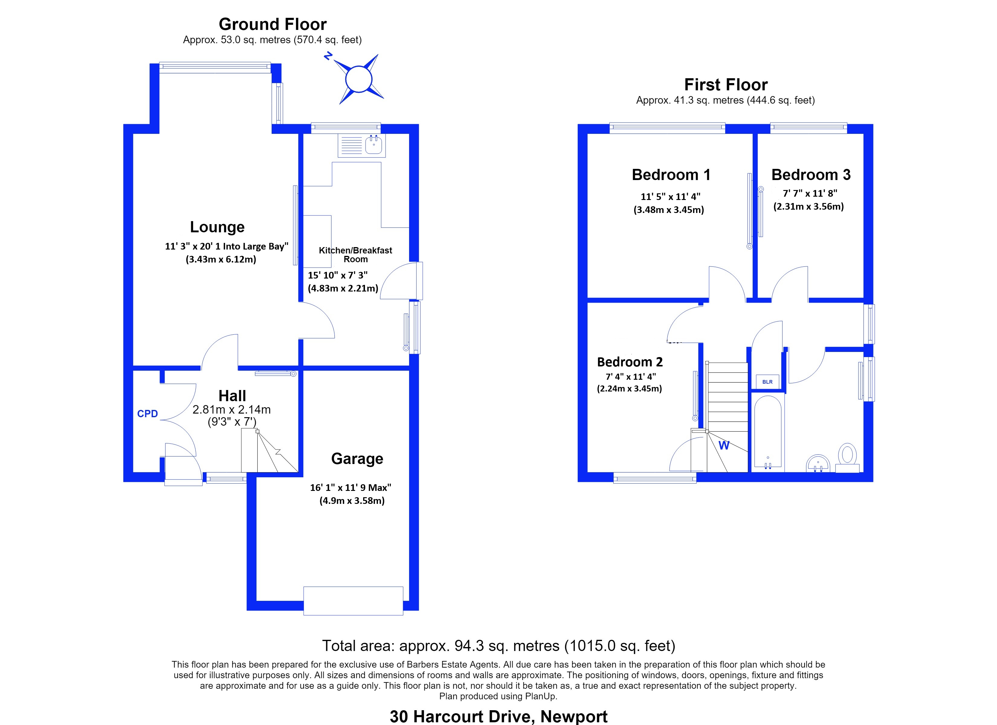 30, Harcourt Drive, Newport floorplan