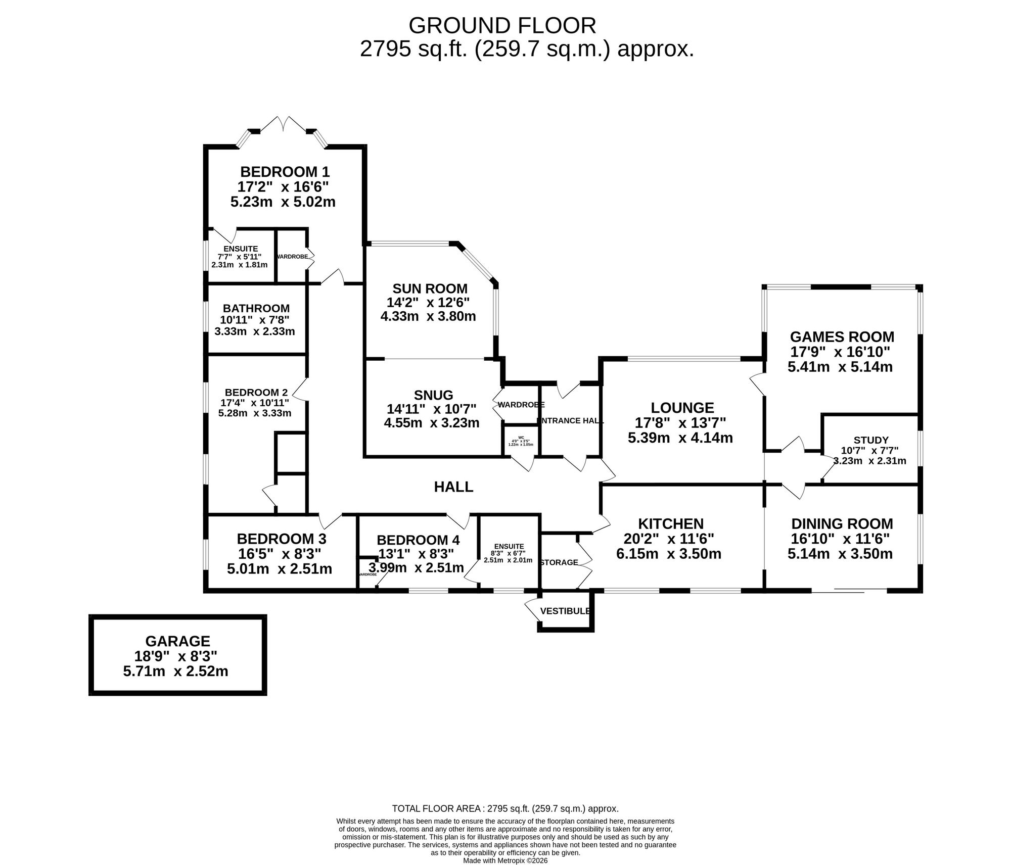 Linnhe Abbey Road, Auchterarder floorplan