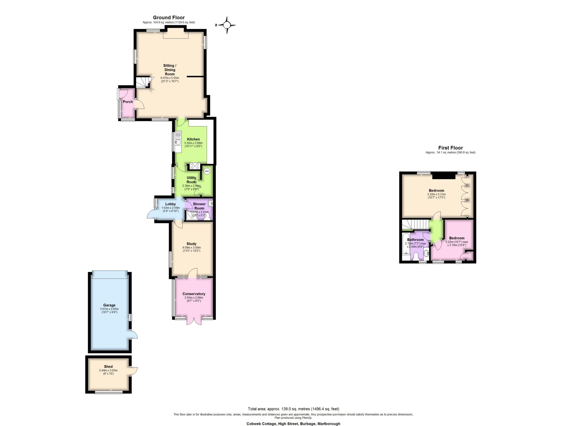 Cobweb Cottage, High Street, Marlborough floorplan