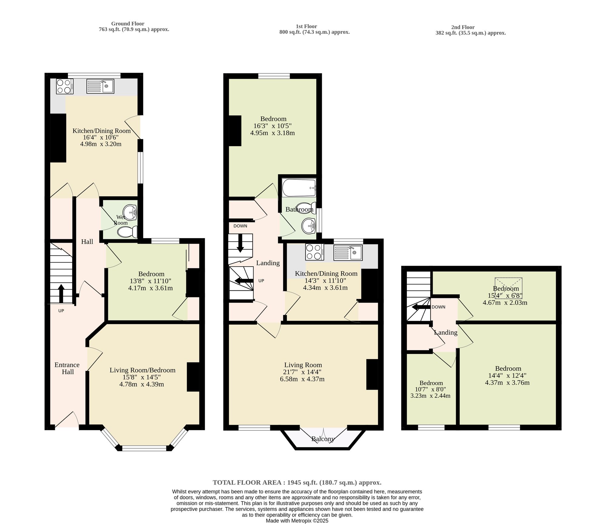 9 St. Georges Road, Great Yarmouth floorplan