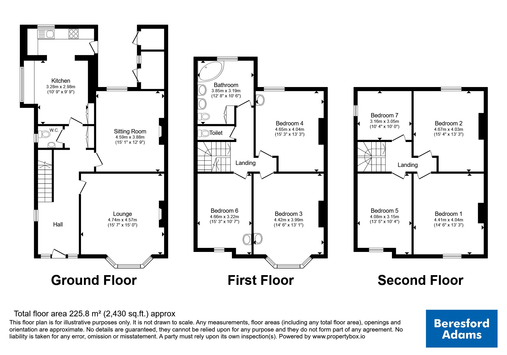 55, Mostyn Avenue, Conwy floorplan