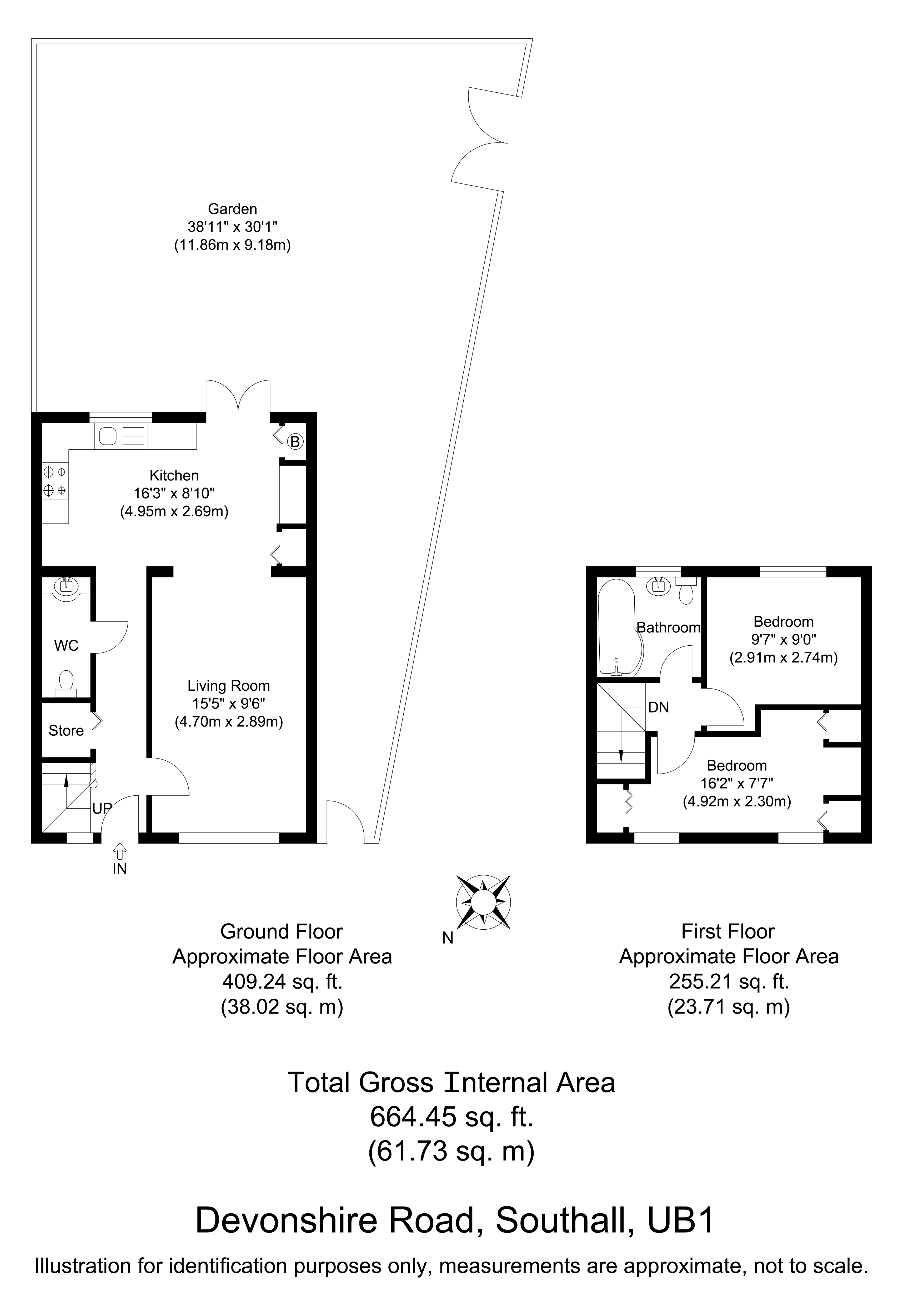 2 Bedrooms End terrace house for sale in Devonshire Road, Southall UB1