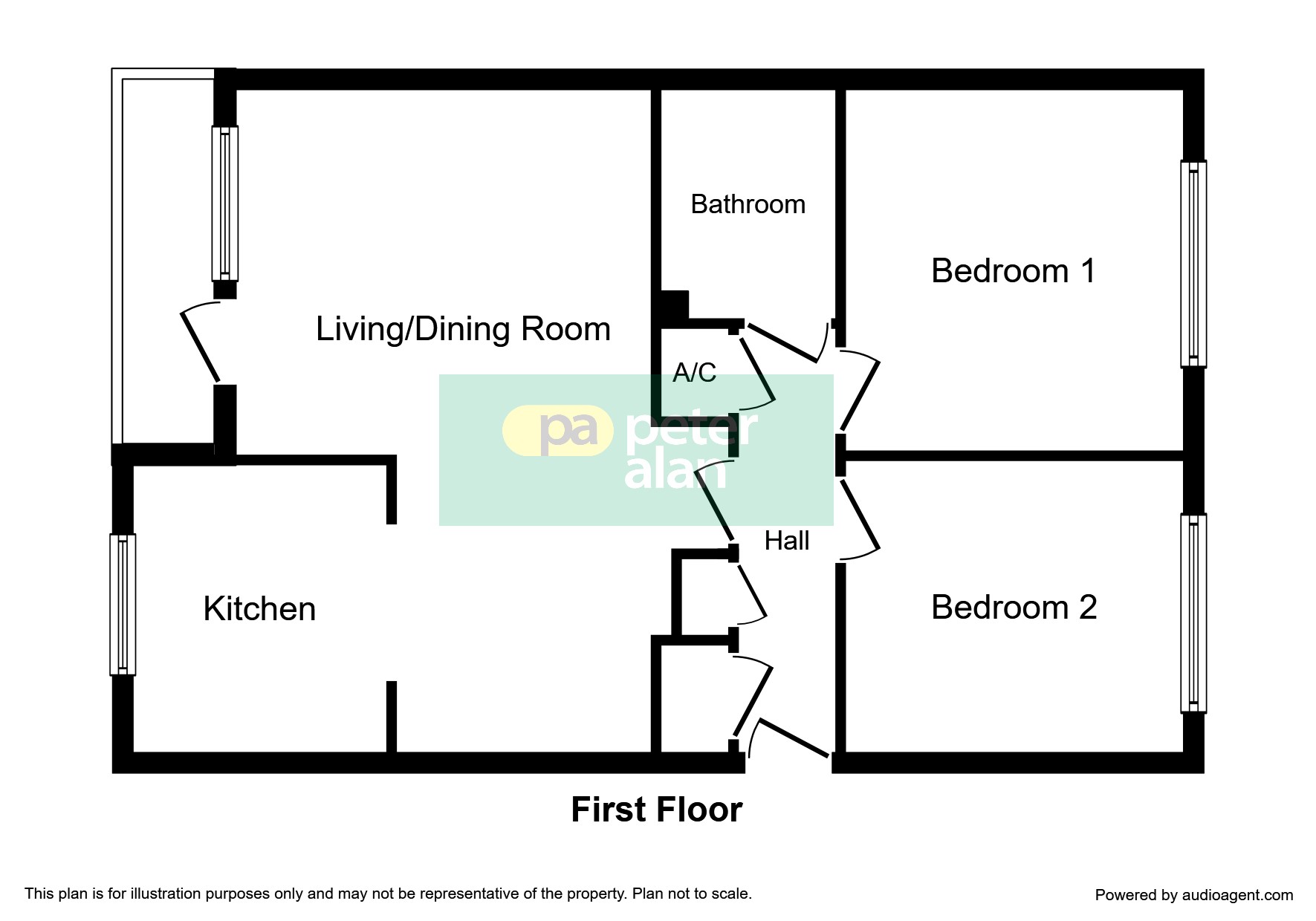 2 Bedrooms Flat for sale in Tatham Road, Llanishen, Cardiff CF14