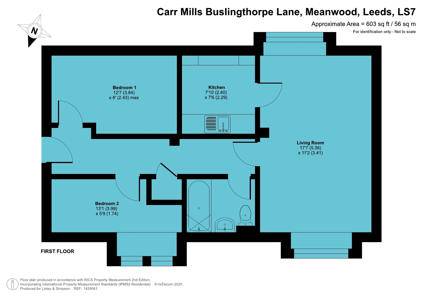 28,, Carr Mills, Buslingthorpe floorplan