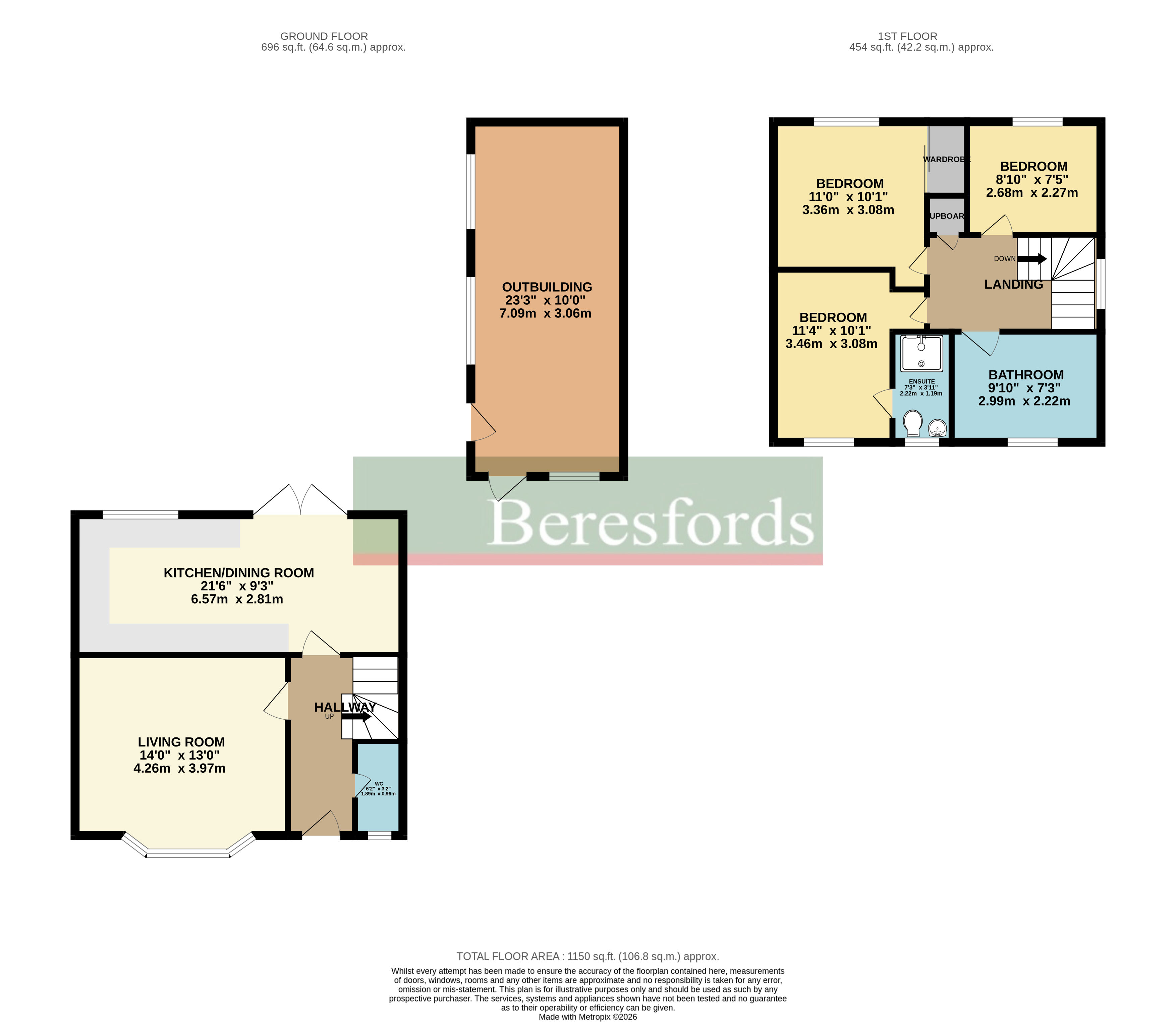 Thistle House, 10, Radcliffe Way, Chelmsford floorplan