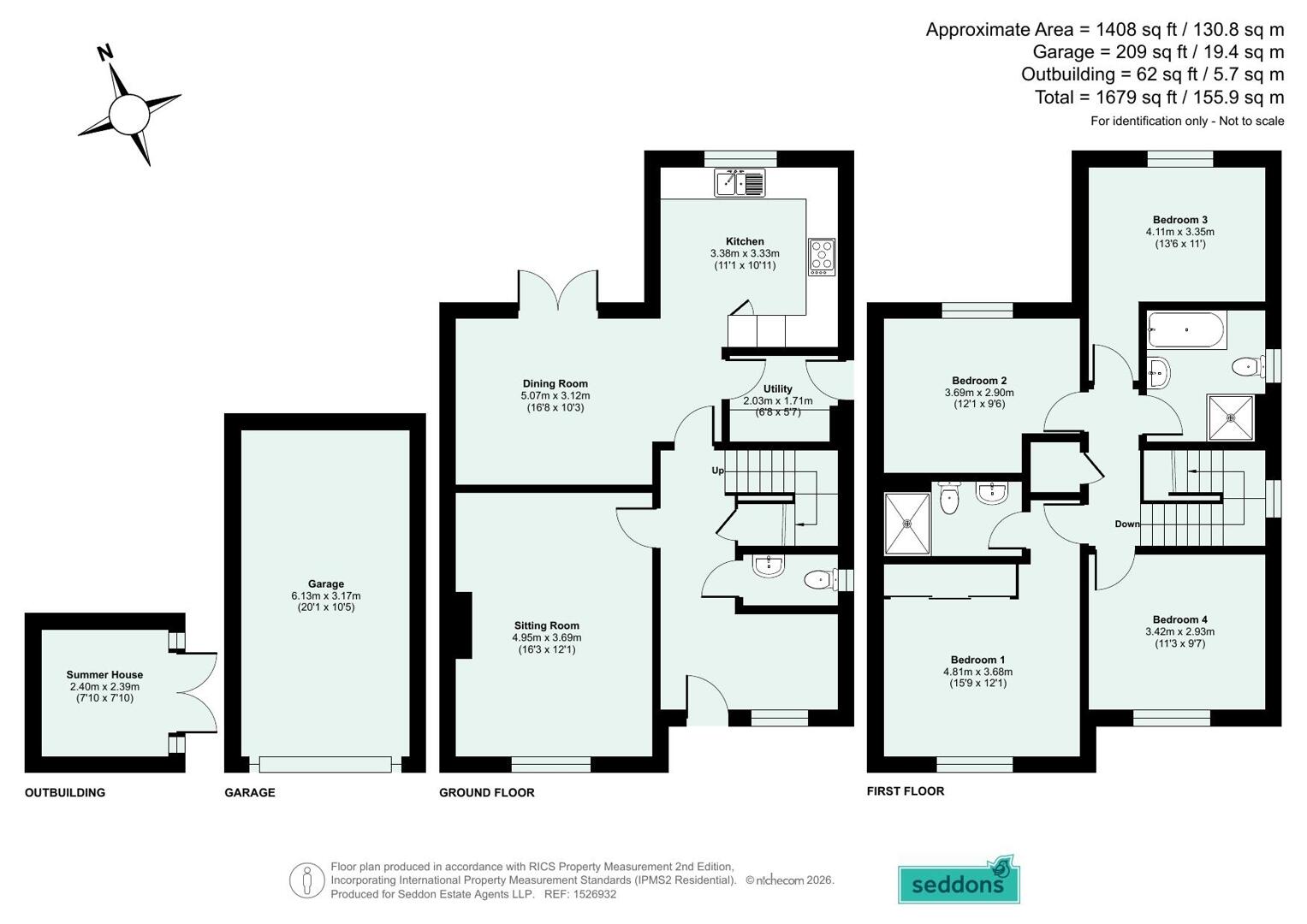 24, Willow Rise, Tiverton floorplan