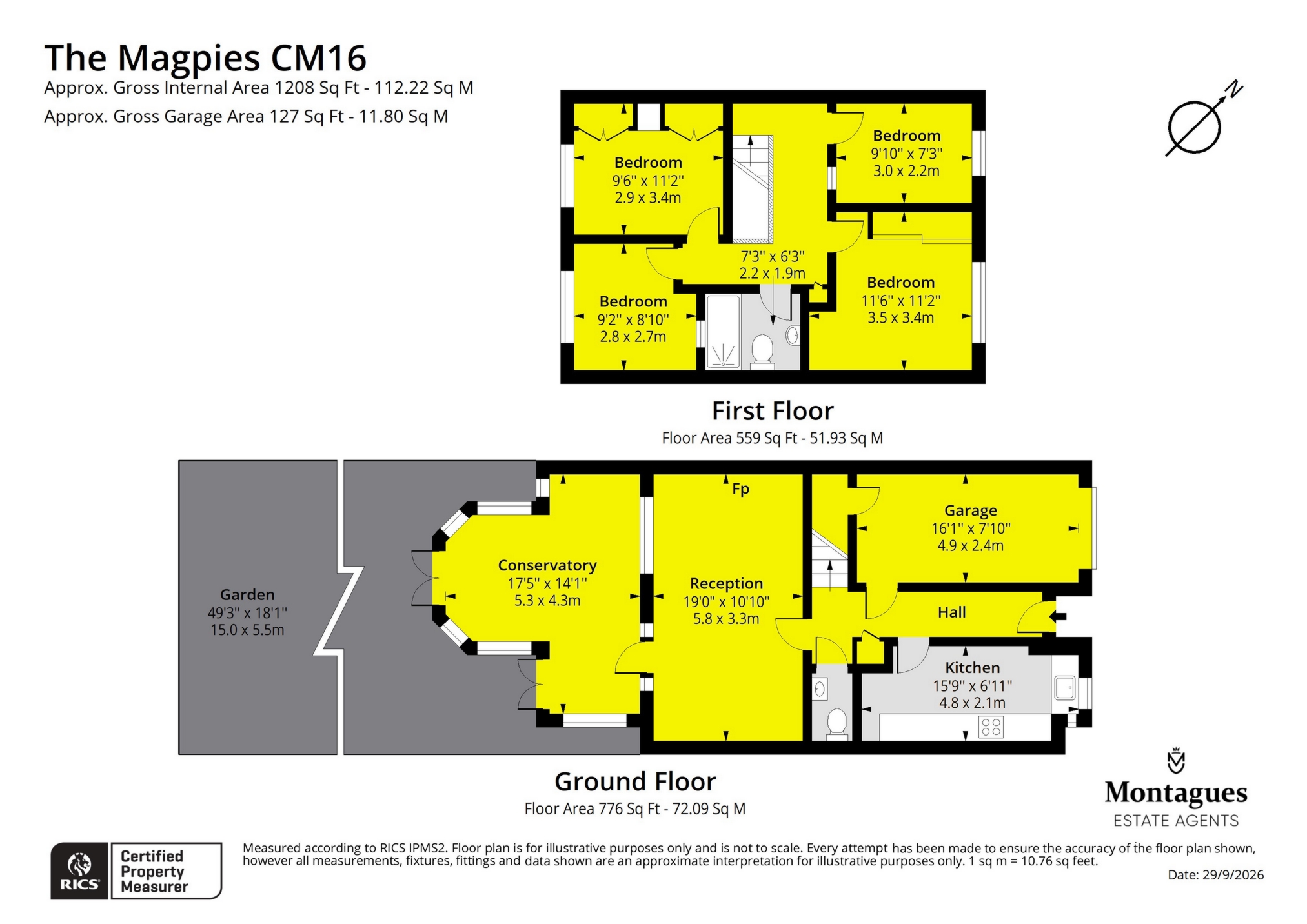 9, The Magpies, Epping floorplan