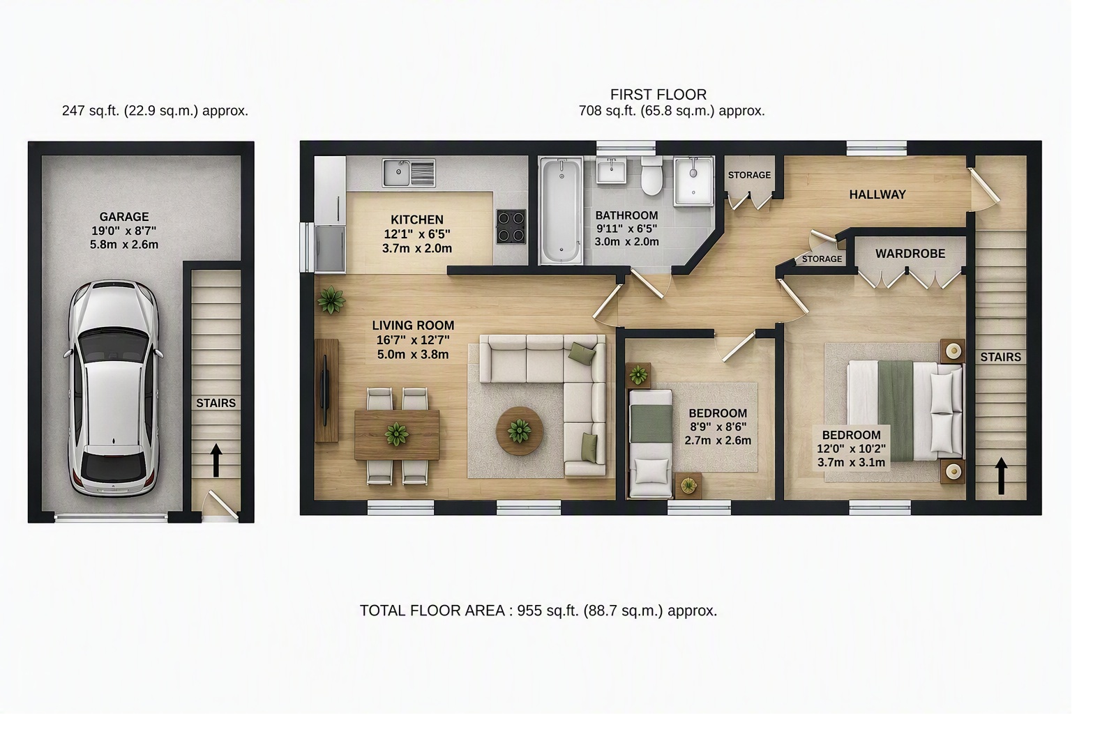 14, Fletcher Way, HAYWARDS HEATH floorplan