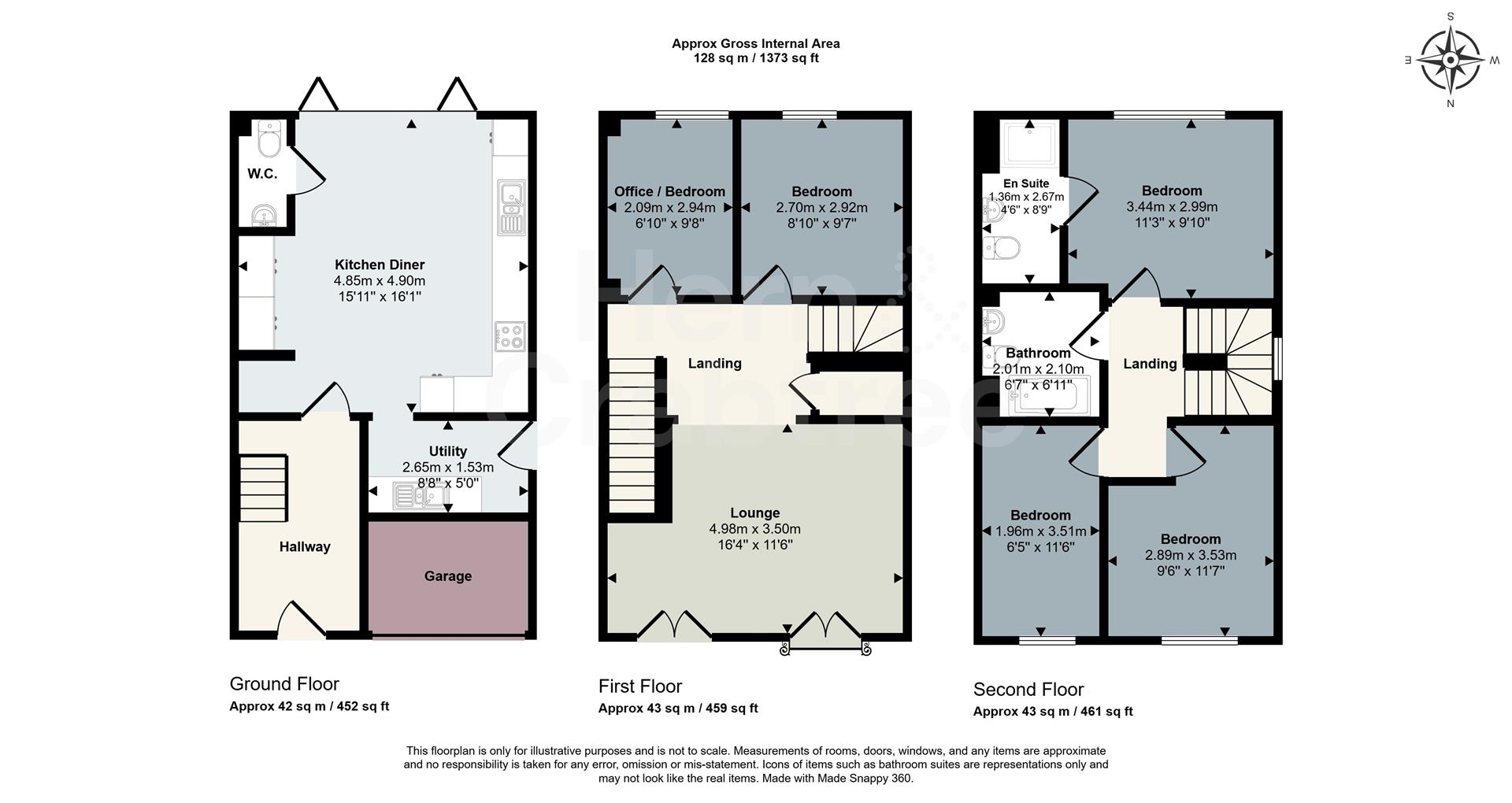2, Treganna Street, Cardiff floorplan