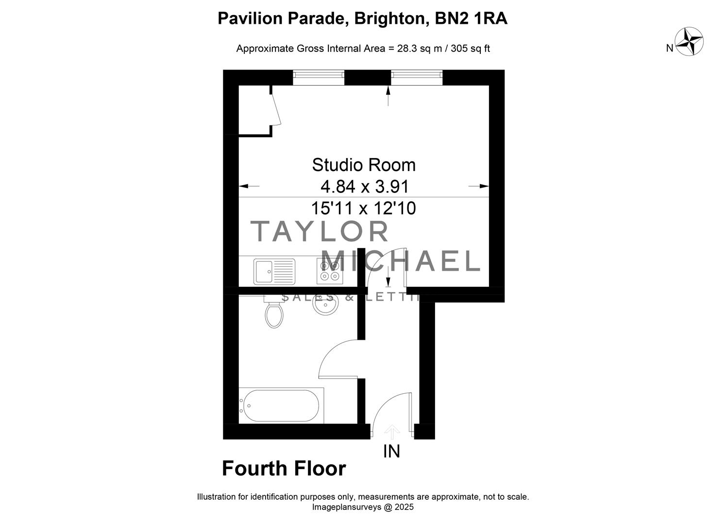 Flat 11, 7, Pavilion Parade, Brighton floorplan