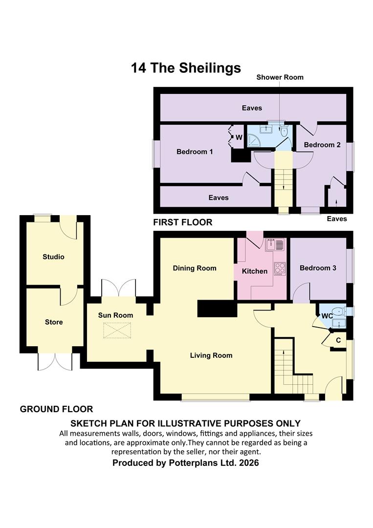14, The Sheilings, Freshwater floorplan