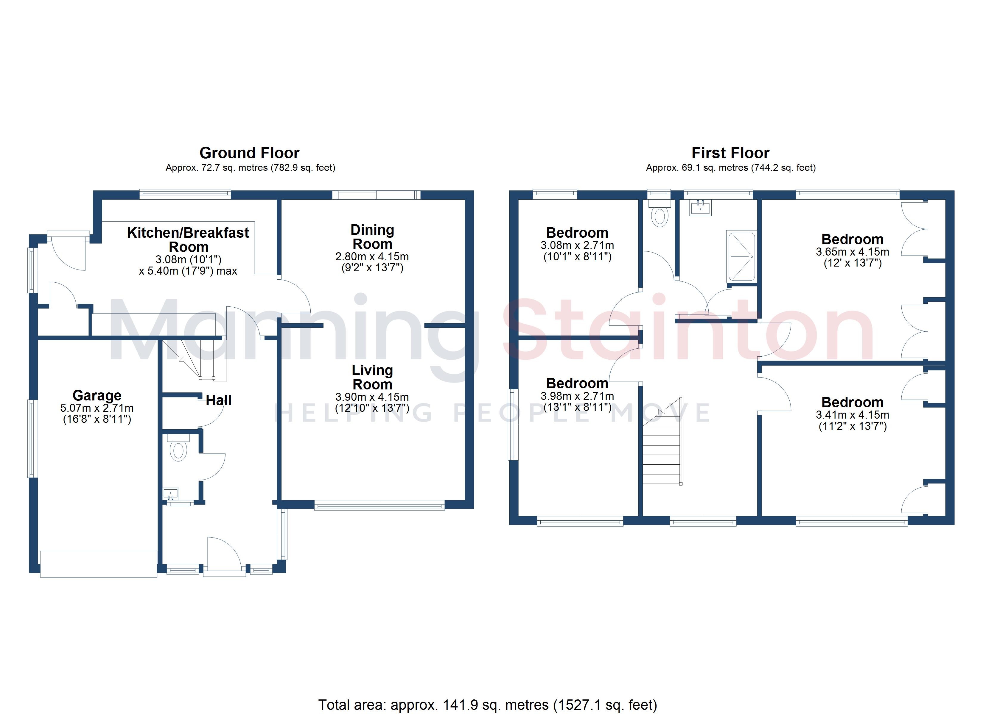 1, Elmete Grove, Leeds floorplan