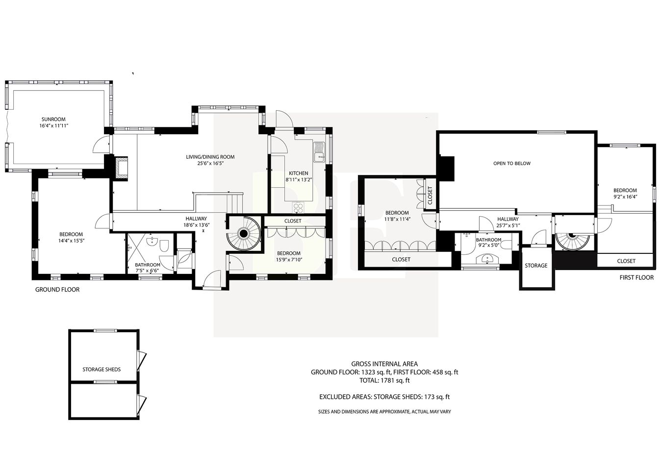 Le Cagibi, Les Nouvelles Charrieres, St John floorplan