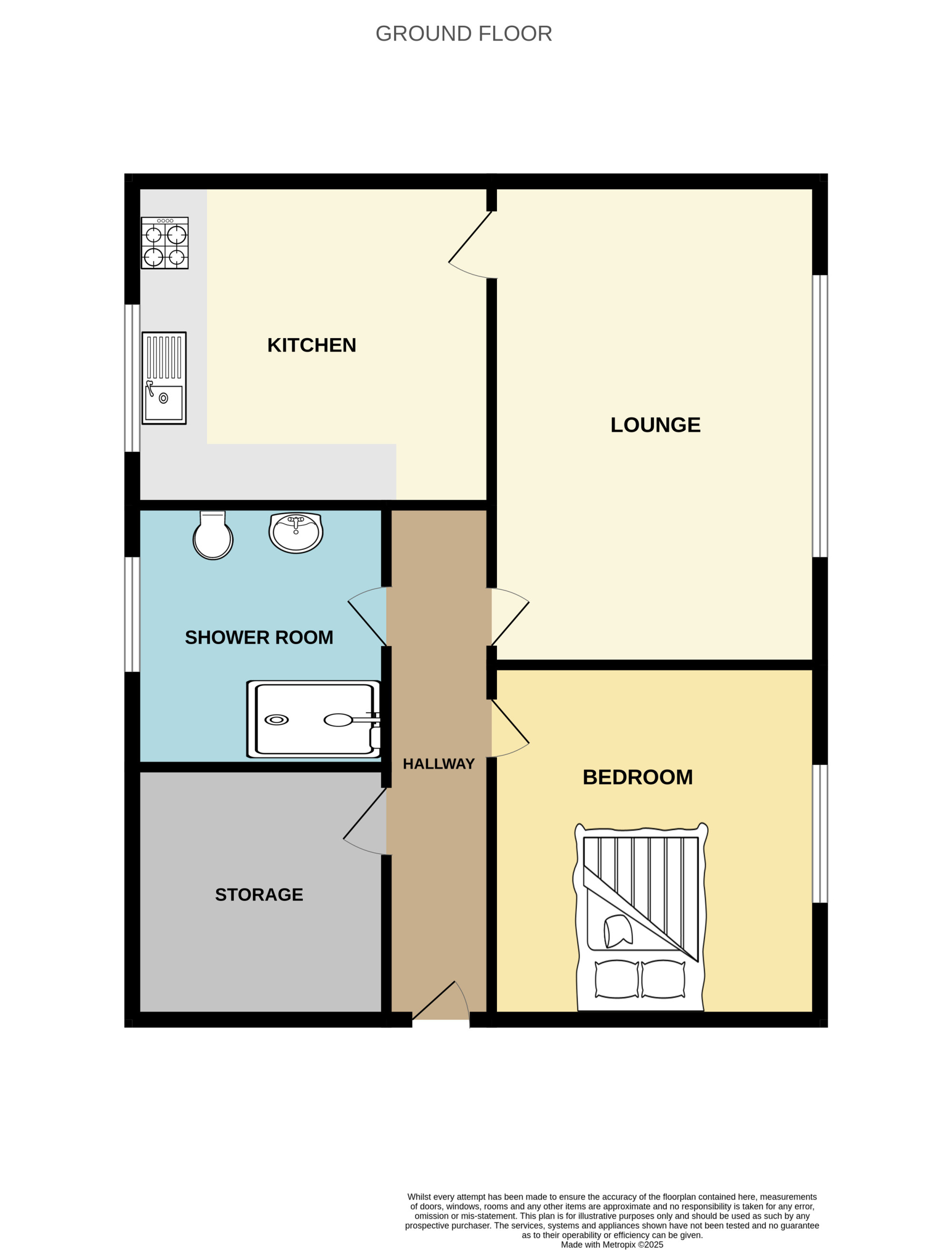 32b, Dawson Walk, Preston floorplan